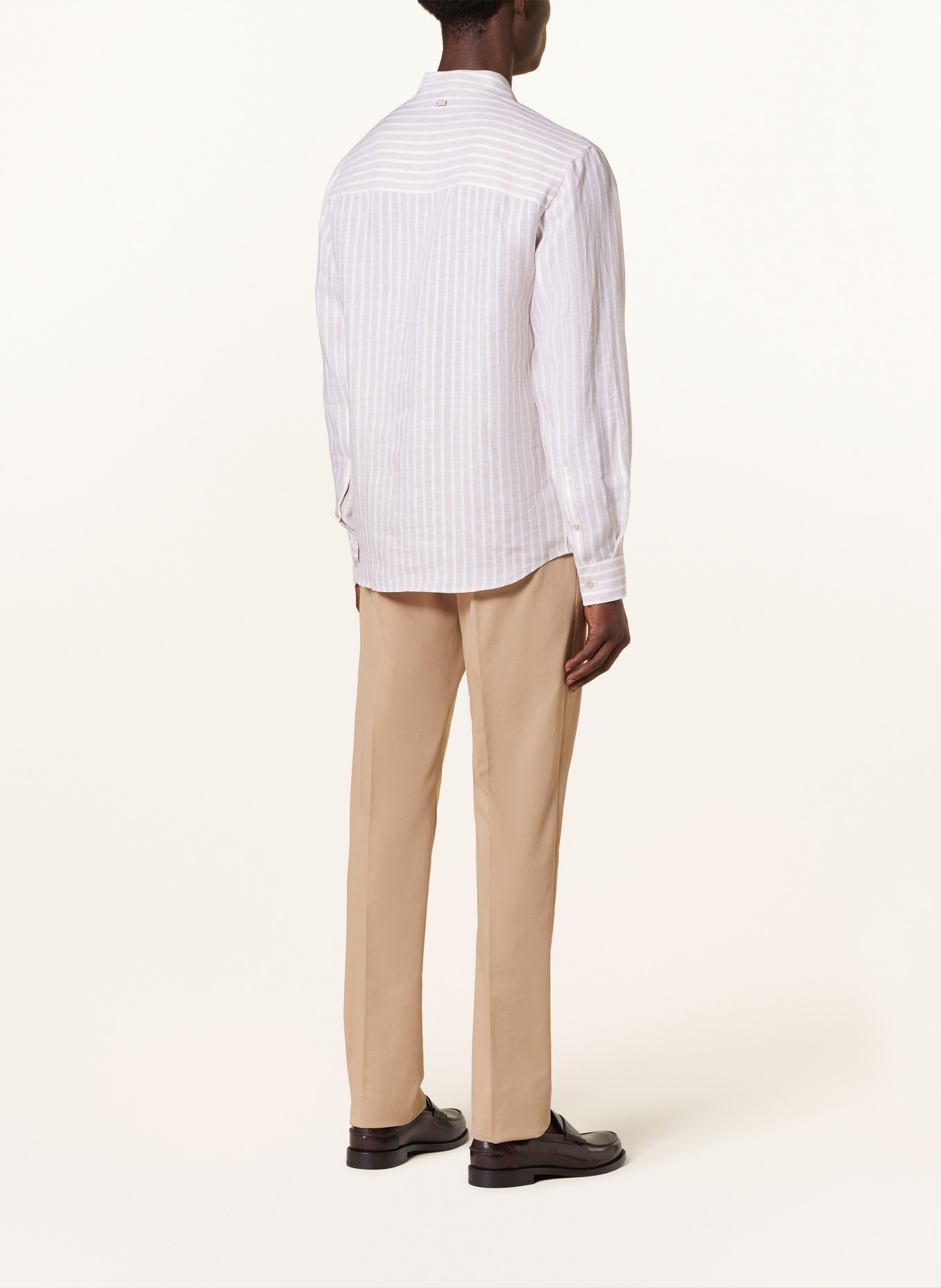 AGNONA Linen shirt comfort fit, Color: BEIGE/ ECRU (Image 3)