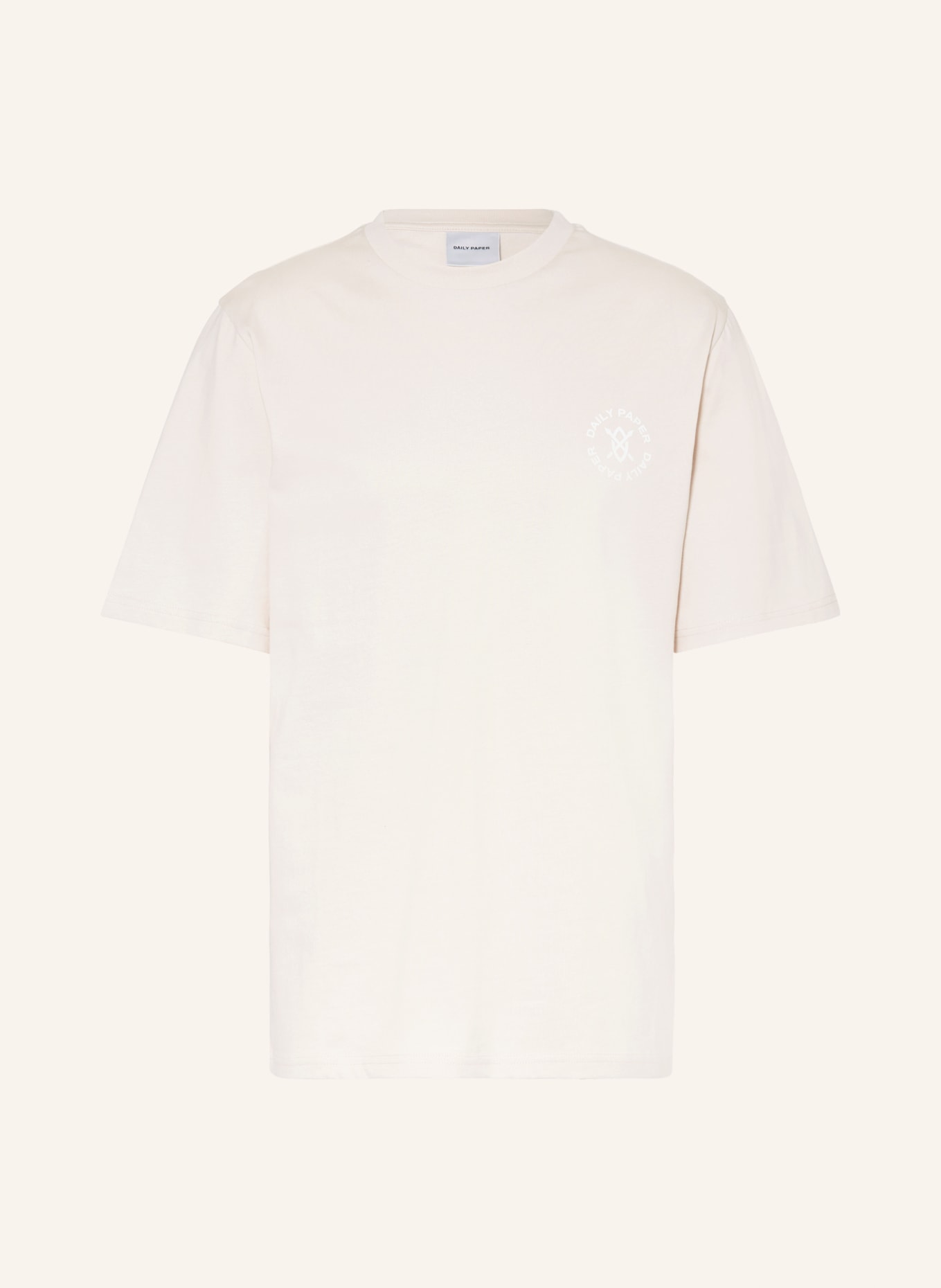 DAILY PAPER T-shirt CIRCLE, Color: CREAM (Image 1)