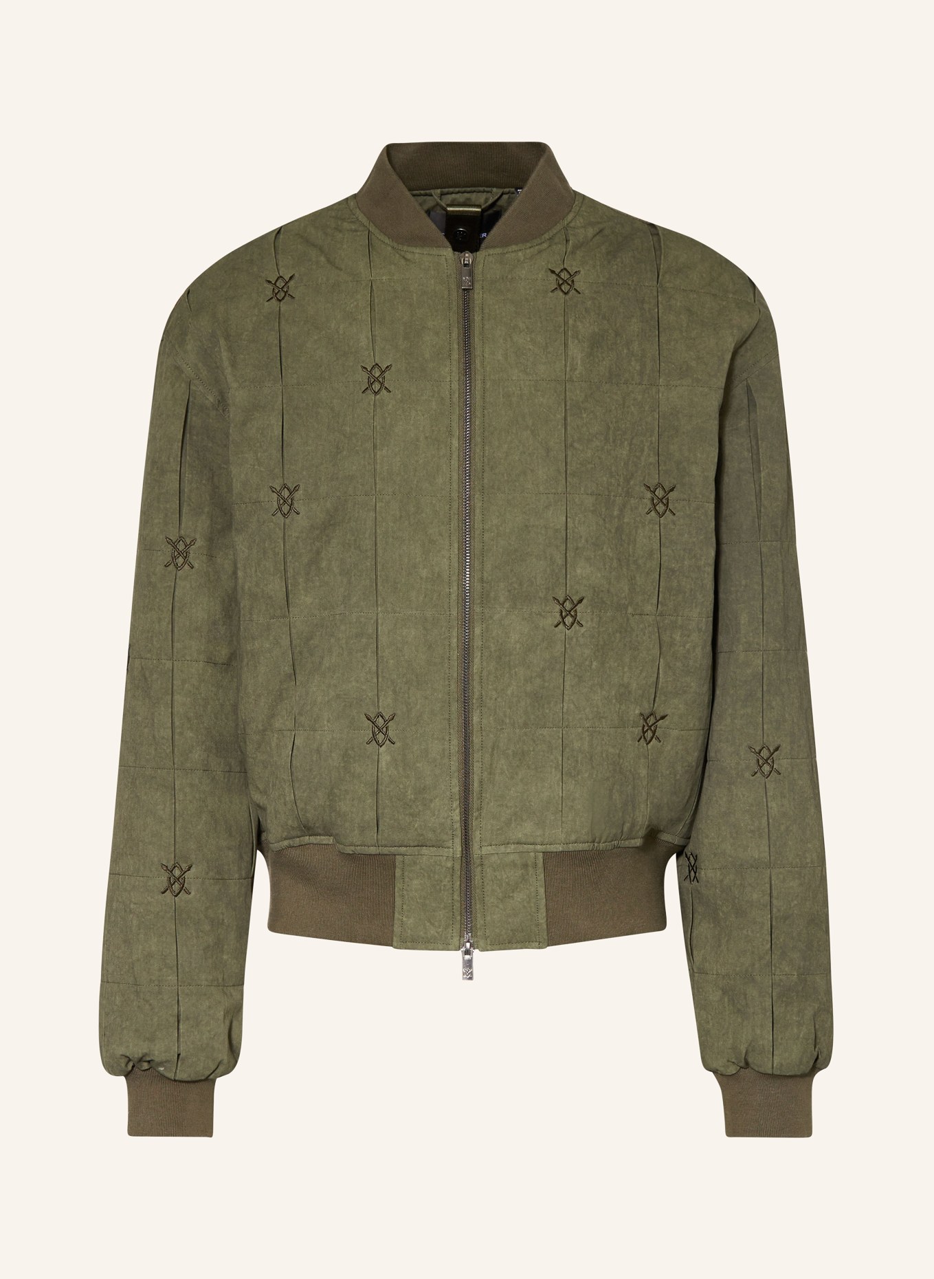 DAILY PAPER Bomber jacket RASAL, Color: GREEN (Image 1)