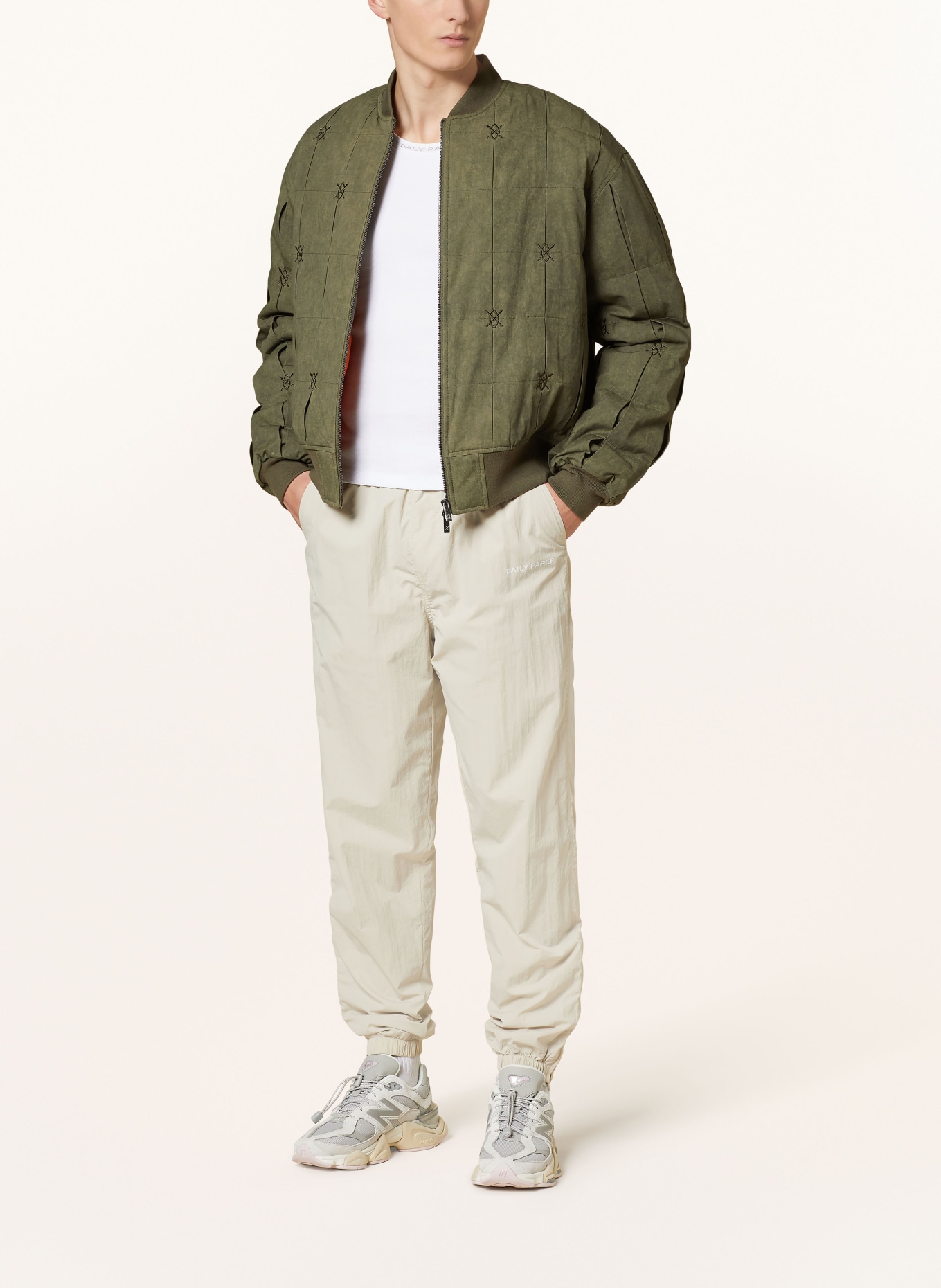 DAILY PAPER Bomber jacket RASAL, Color: GREEN (Image 2)