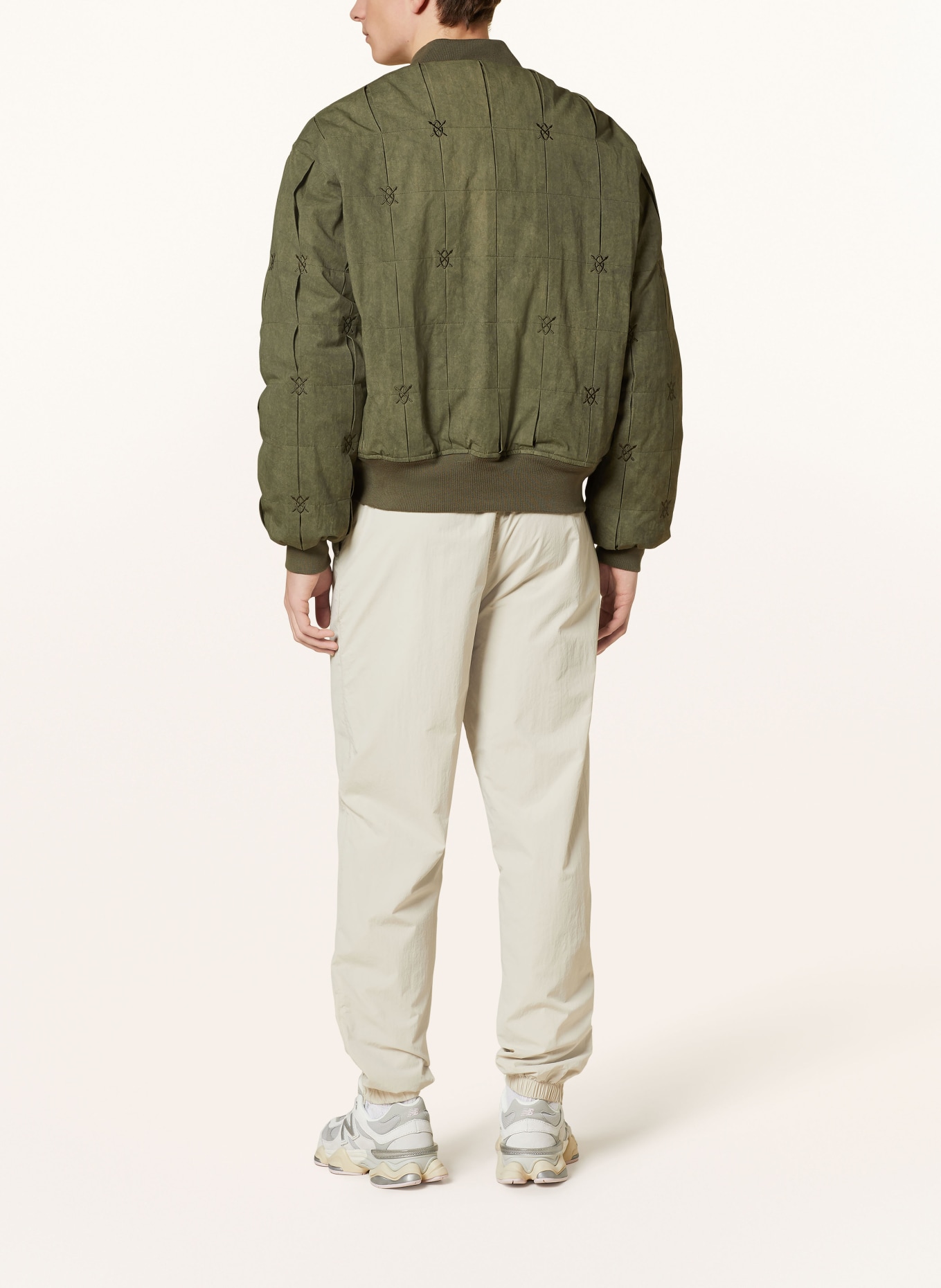 DAILY PAPER Bomber jacket RASAL, Color: GREEN (Image 3)