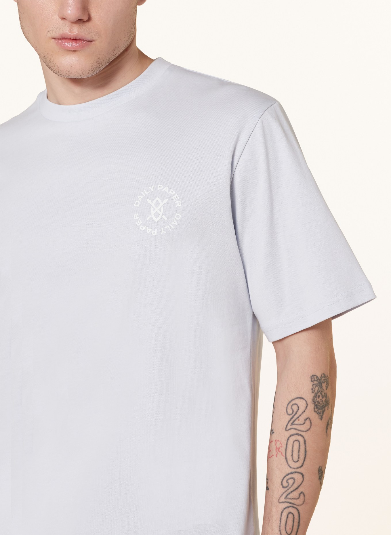 DAILY PAPER T-shirt CIRCLE, Kolor: JASNONIEBIESKI (Obrazek 4)