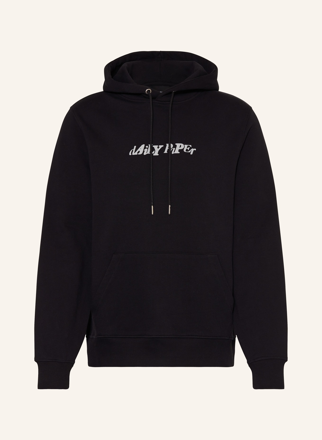 DAILY PAPER Hoodie, Color: BLACK/ GRAY (Image 1)
