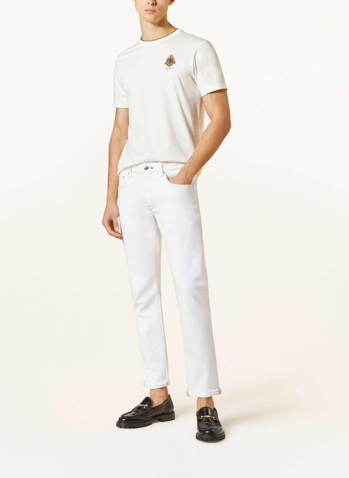 HACKETT LONDON T-shirt, Color: ECRU (Image 2)