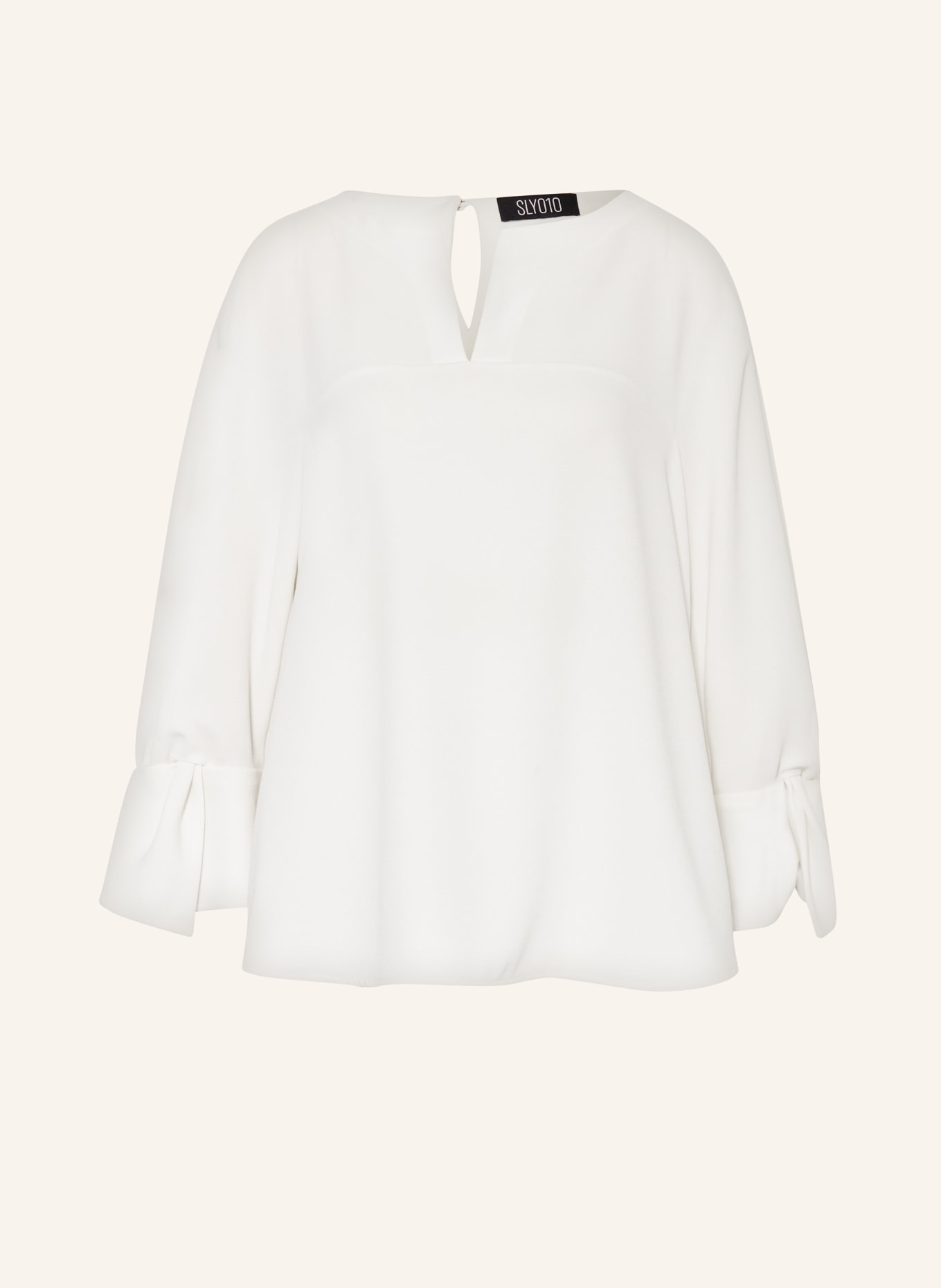 SLY 010 Shirt blouse PAOLA with 3/4 sleeves, Color: CREAM (Image 1)