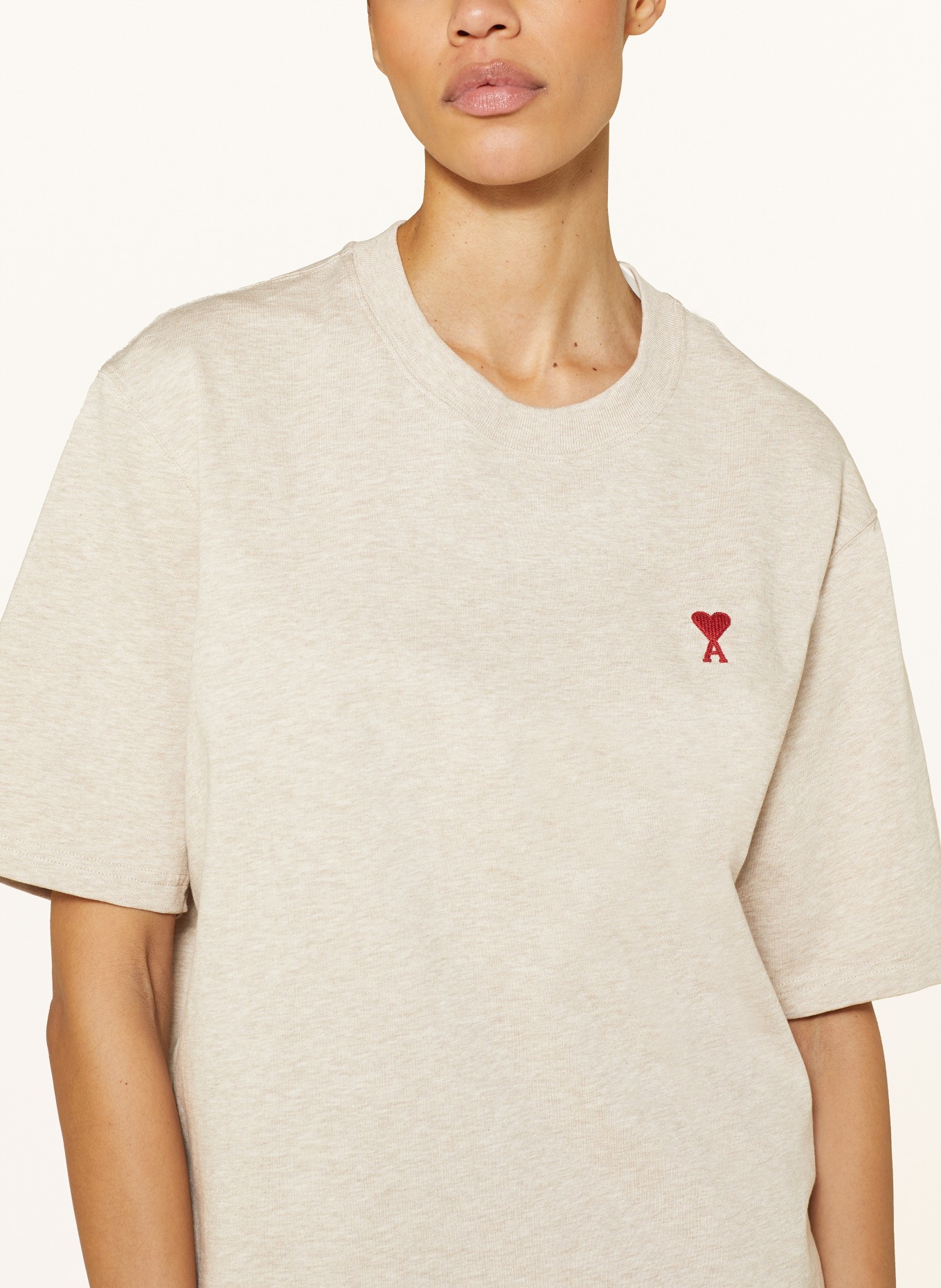 AMI PARIS T-shirt, Color: BEIGE (Image 4)