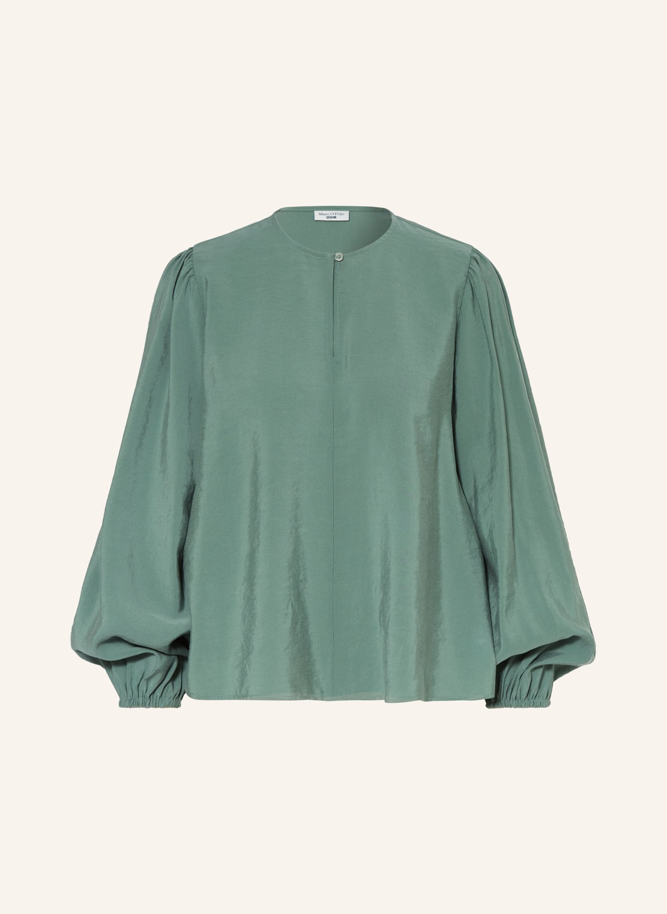 Marc O'Polo DENIM Shirt blouse, Color: GREEN (Image 1)