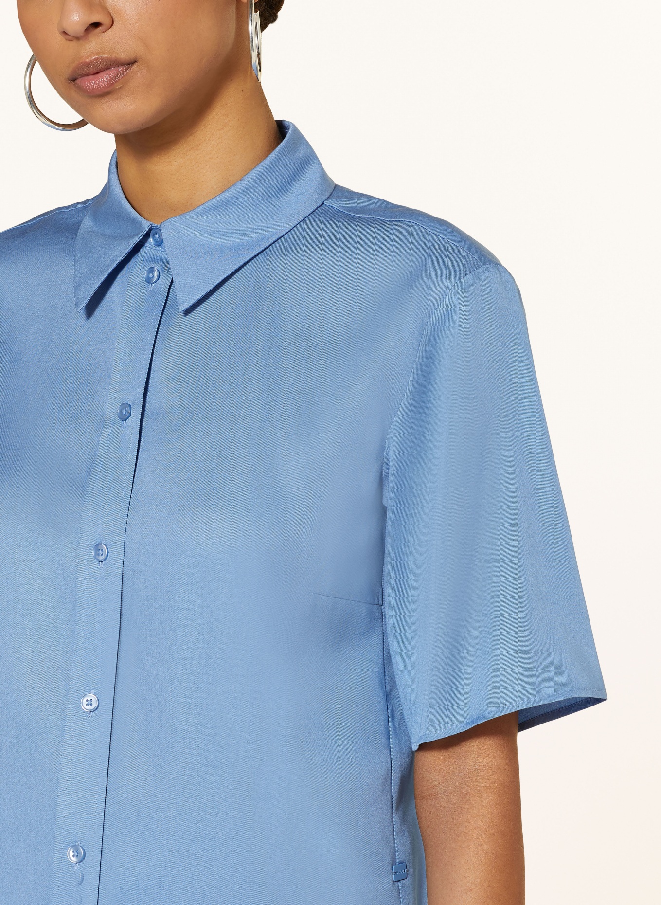 Marc O'Polo DENIM Shirt blouse, Color: LIGHT BLUE (Image 4)