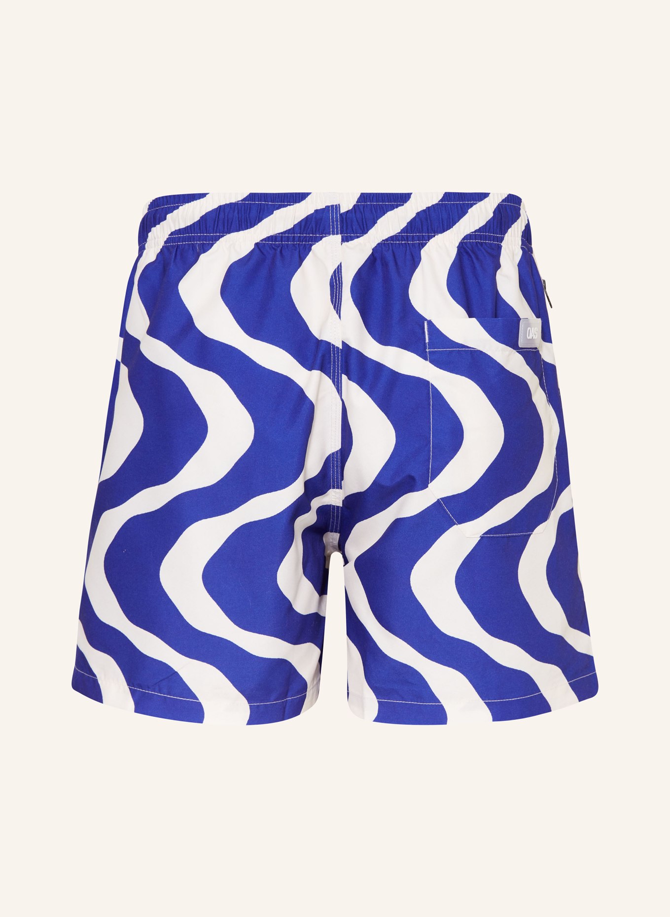 OAS Swim shorts BLUE RIPPLING, Color: BLUE/ WHITE (Image 2)