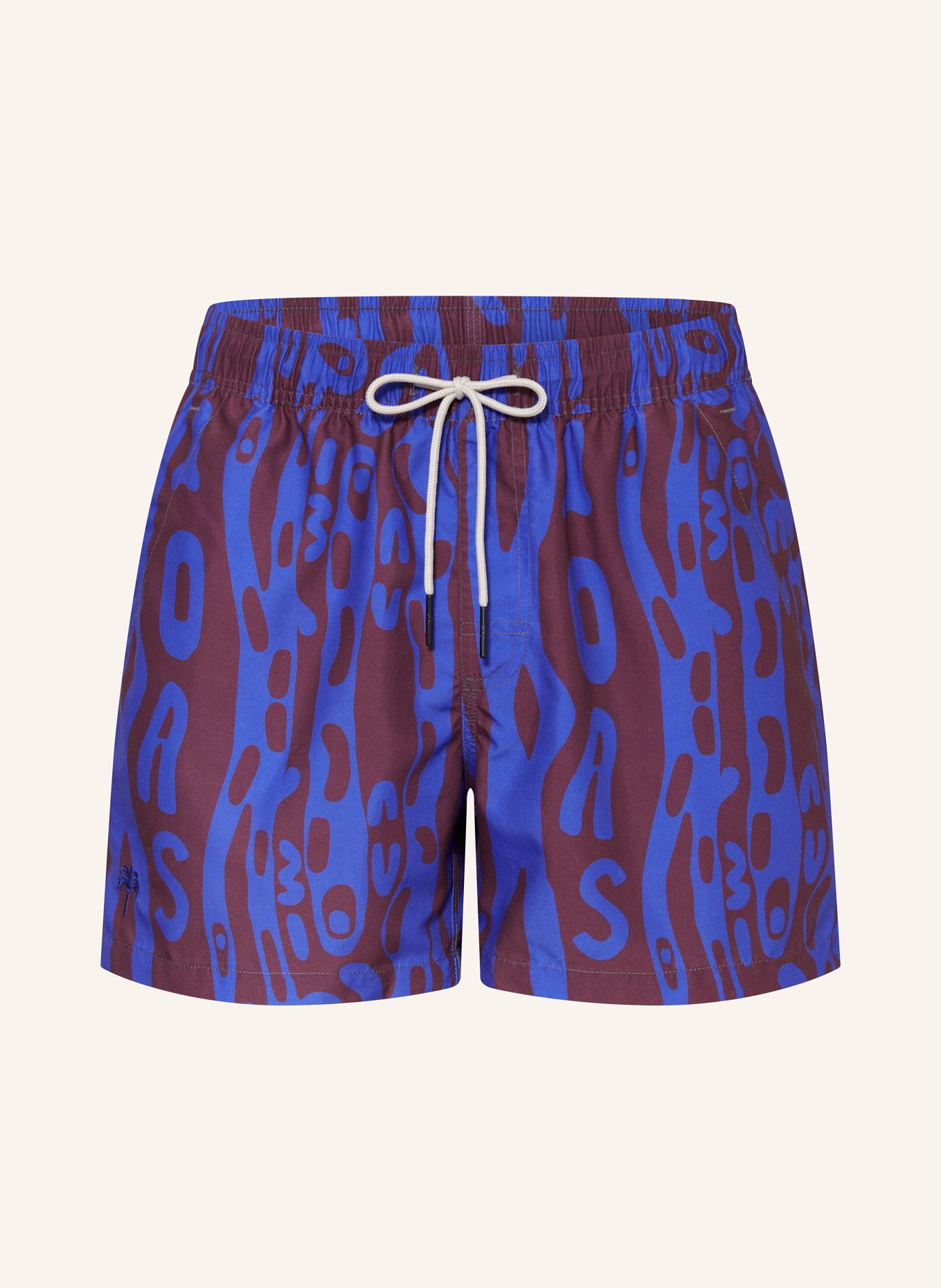 OAS Swim shorts THENARDS JIGGLE, Color: BLUE/ BROWN (Image 1)