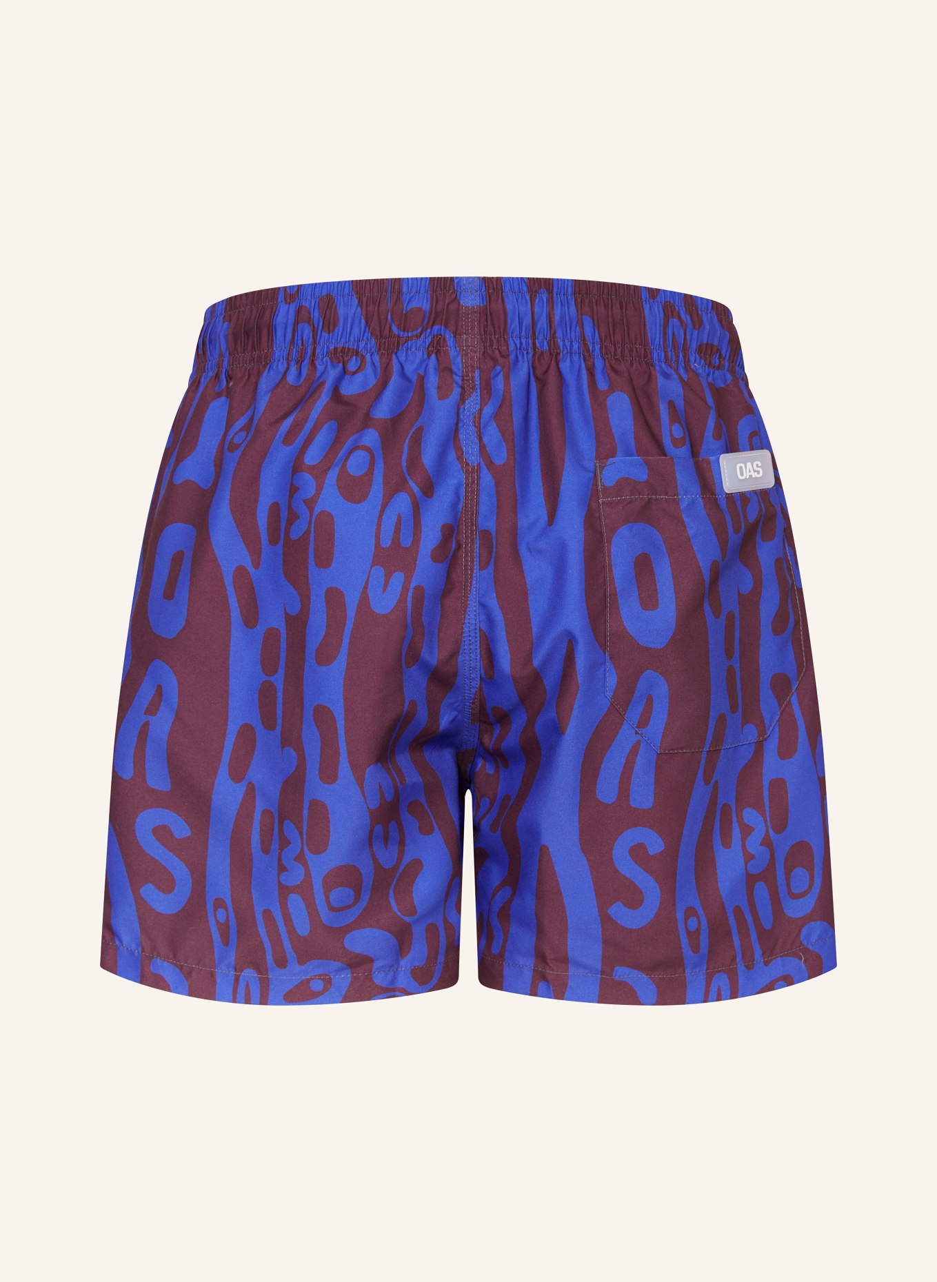 OAS Swim shorts THENARDS JIGGLE, Color: BLUE/ BROWN (Image 2)