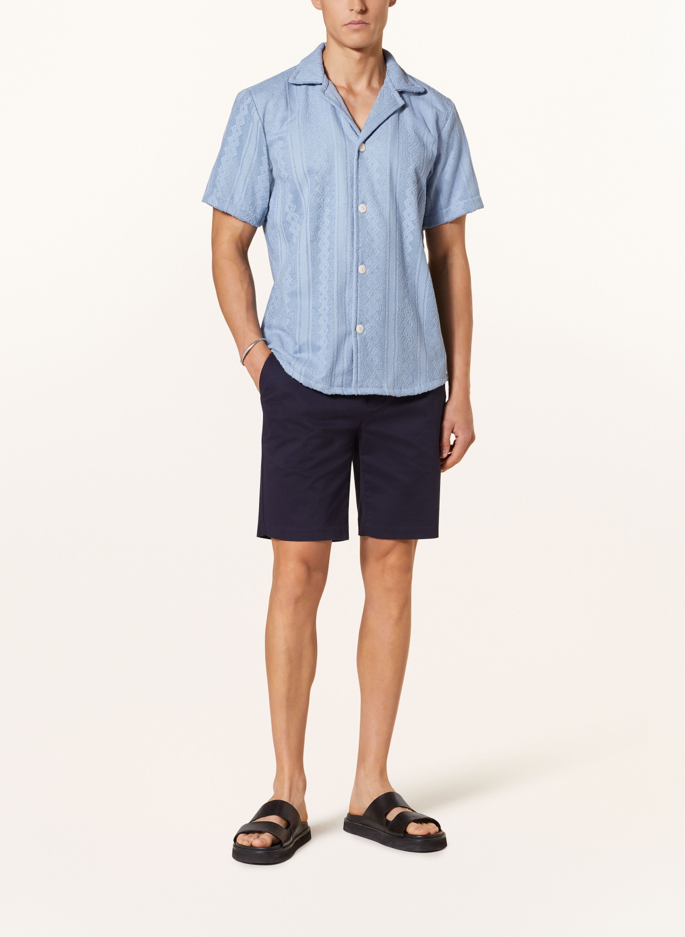 OAS Short sleeve shirt ANCORA regular fit, Color: BLUE (Image 2)