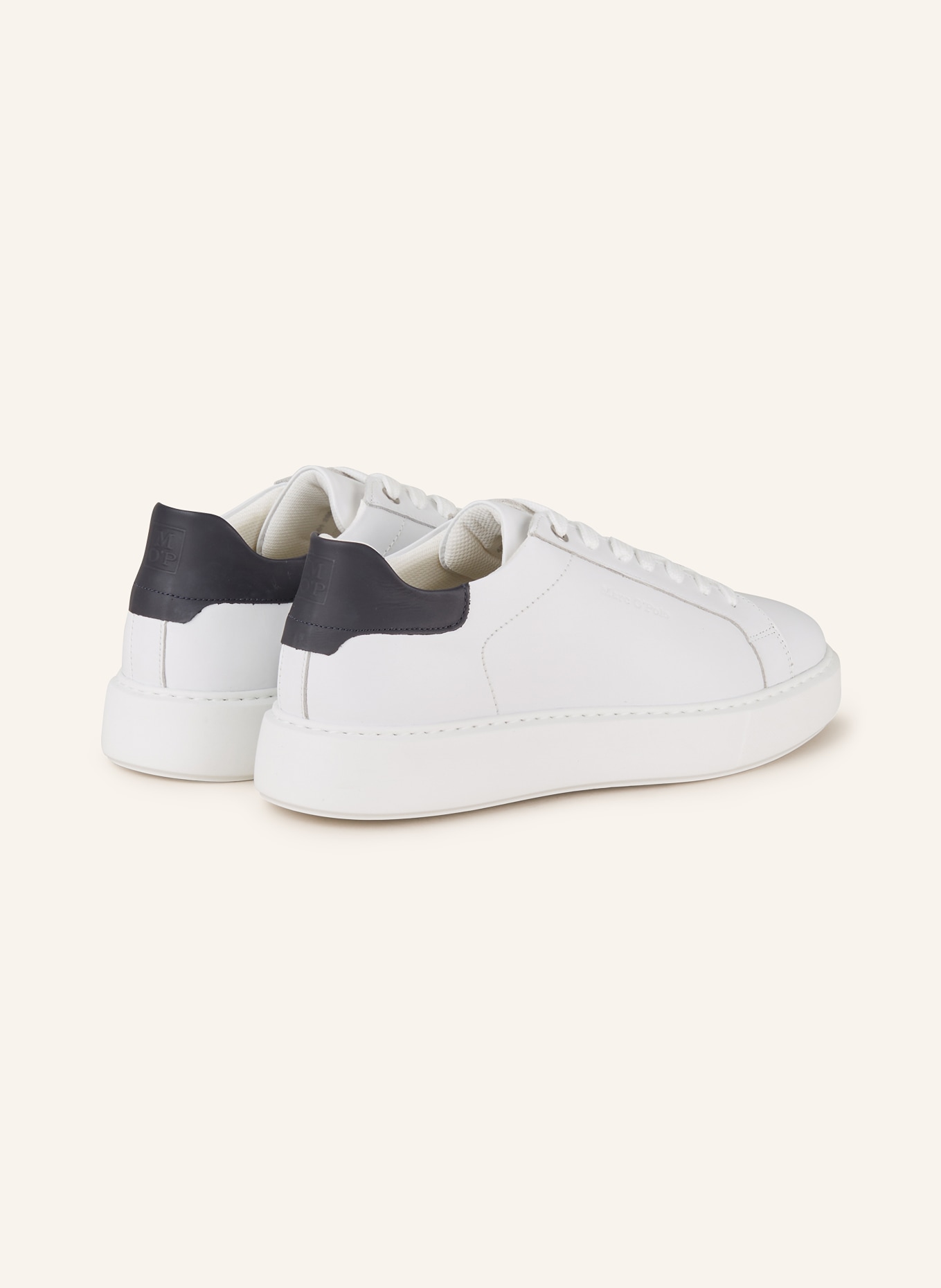 Marc O'Polo Sneaker, Farbe: WEISS/ DUNKELBLAU (Bild 2)