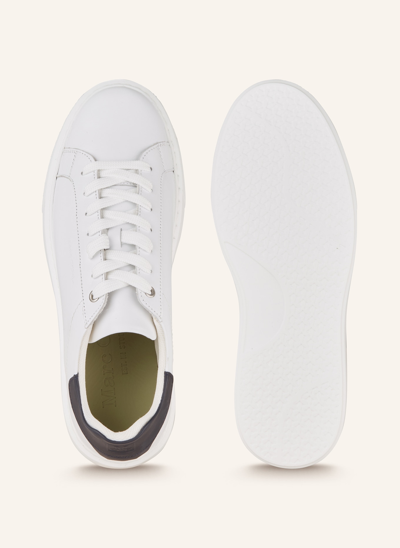 Marc O'Polo Sneaker, Farbe: WEISS/ DUNKELBLAU (Bild 5)