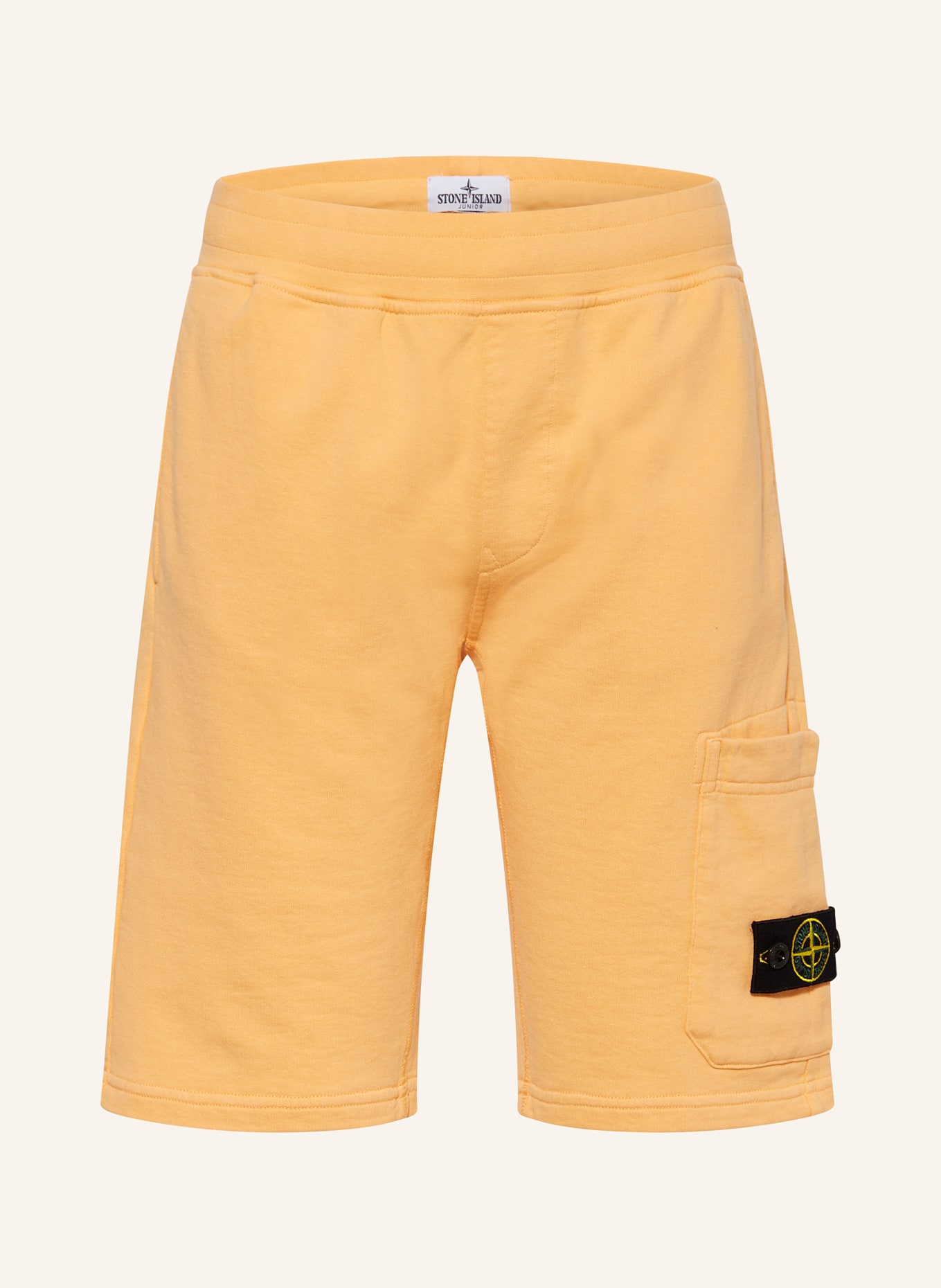 STONE ISLAND JUNIOR Cargo-Sweatshorts: HELLORANGE