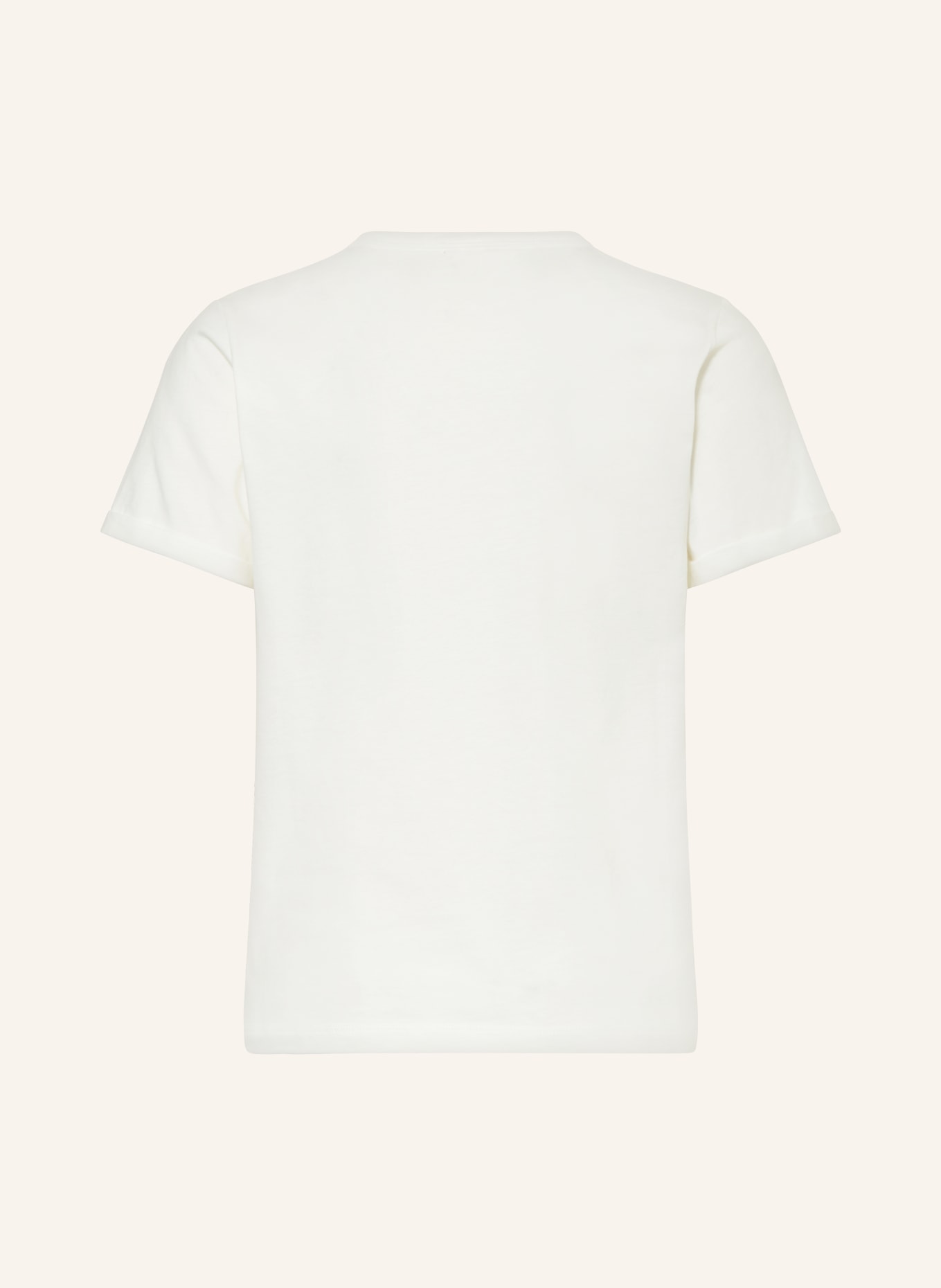 STELLA McCARTNEY KIDS T-shirt z obszyciem ozdobnymi kamykami, Kolor: BIAŁY (Obrazek 2)