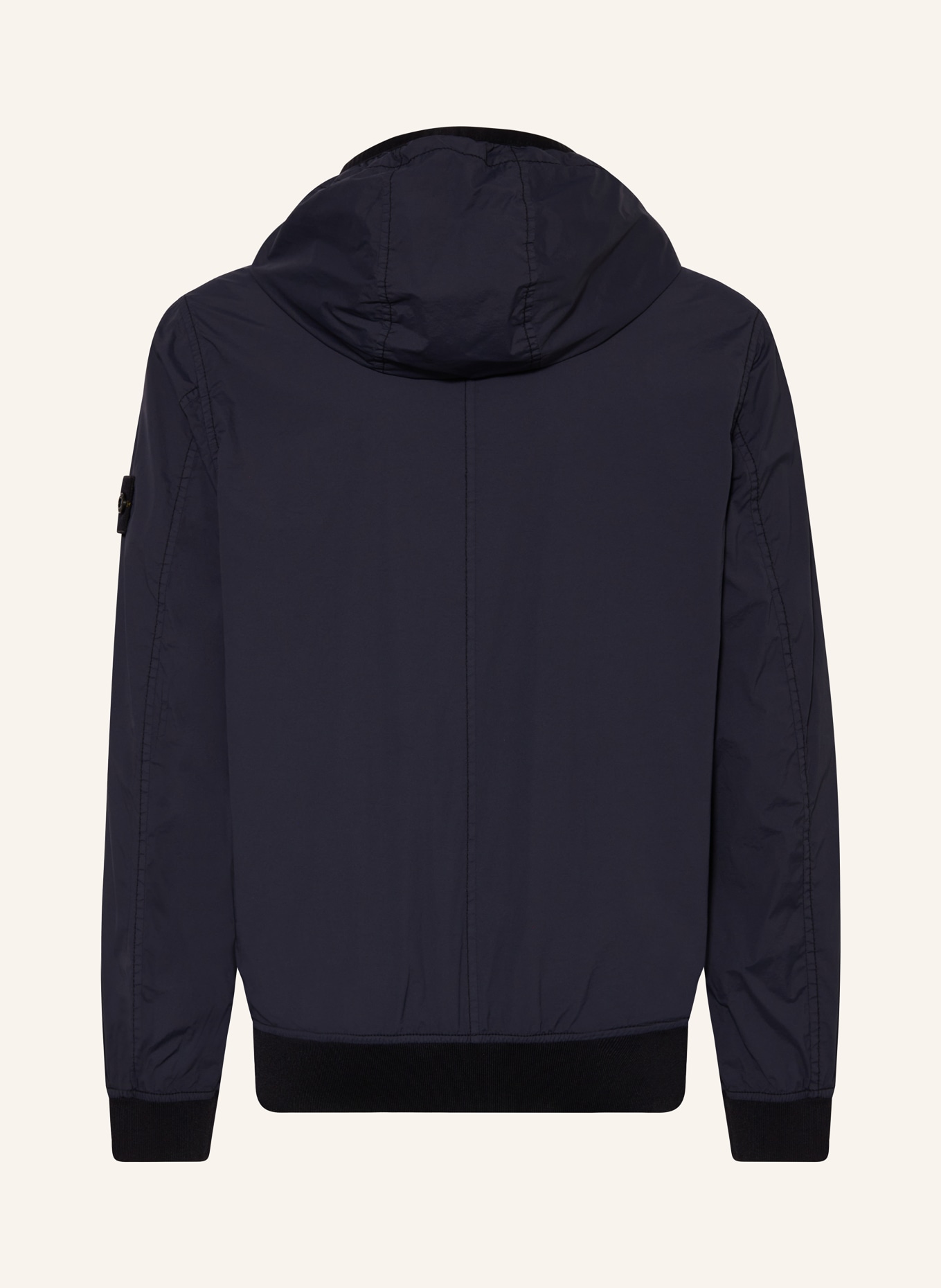 Black stone island jacket junior clearance