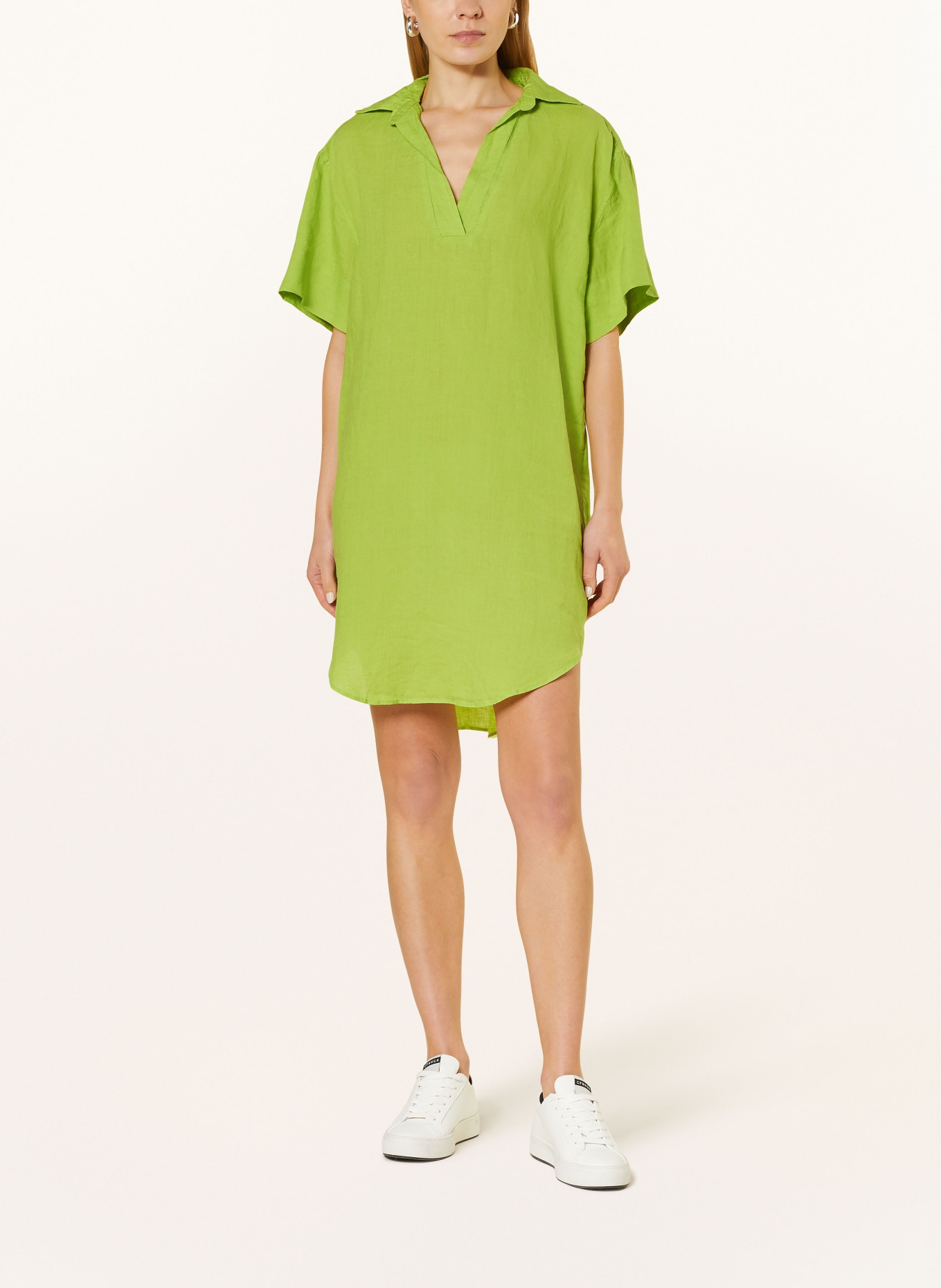 GANT Linen dress, Color: LIGHT GREEN (Image 2)
