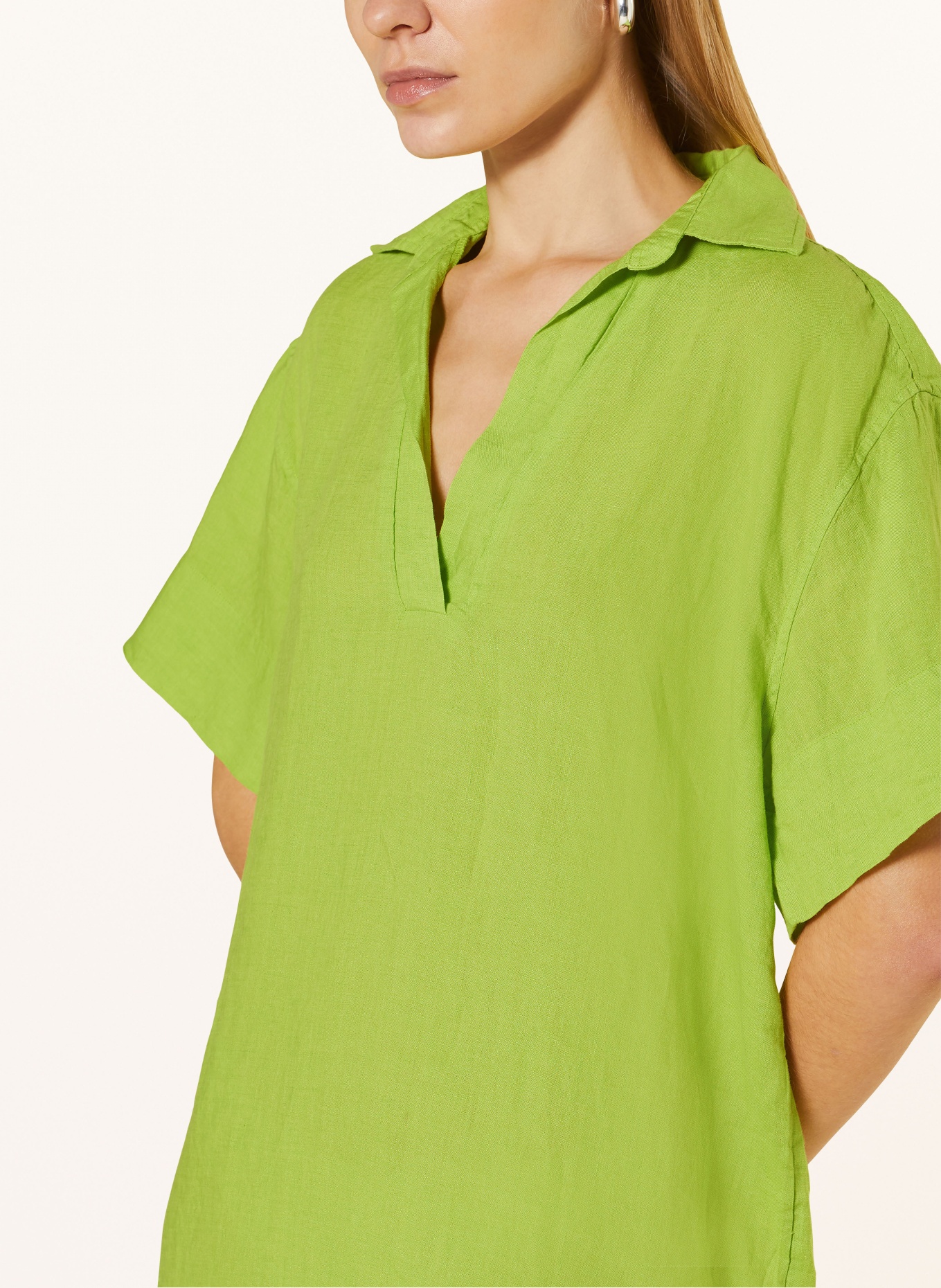 GANT Linen dress, Color: LIGHT GREEN (Image 4)