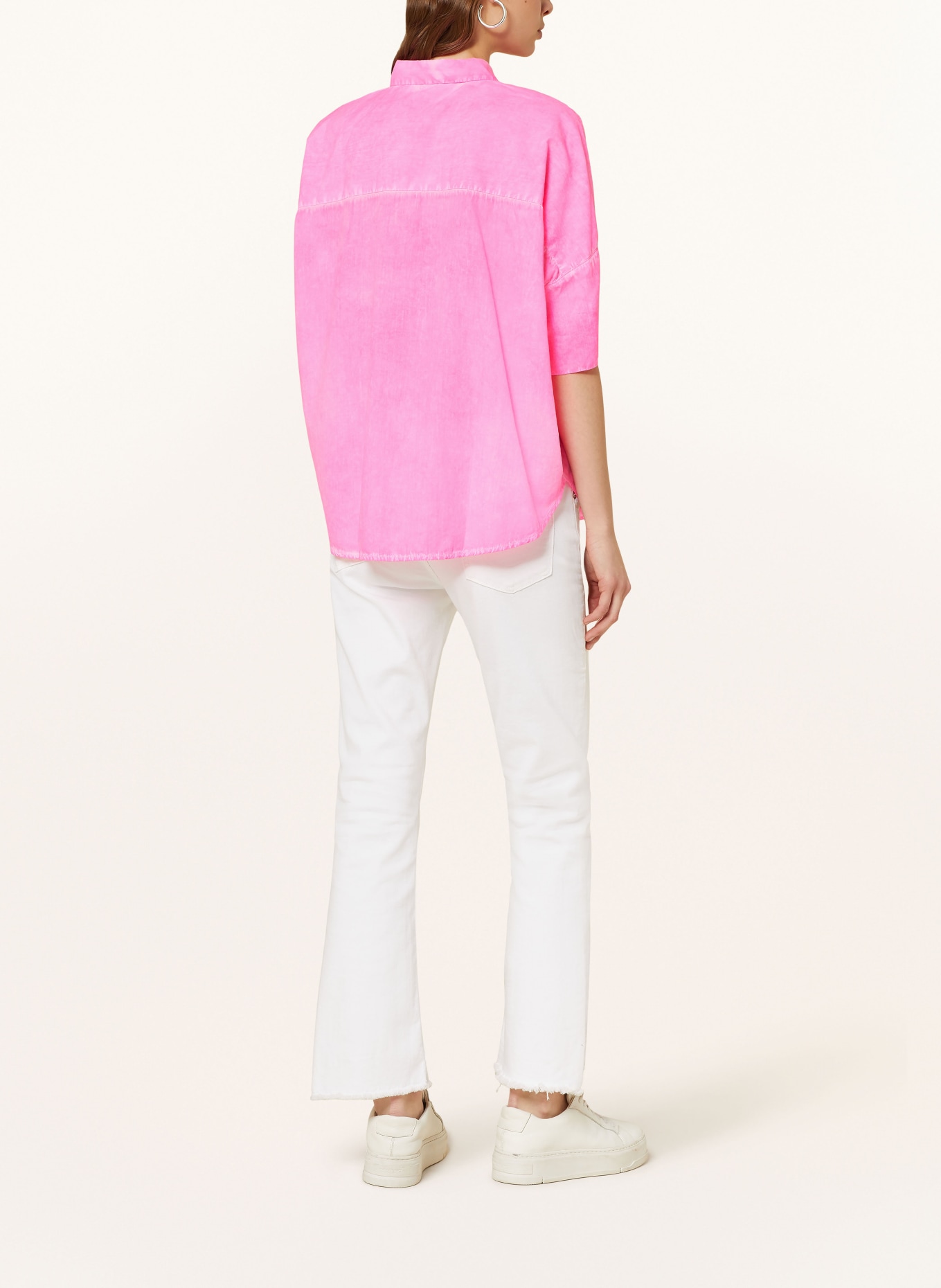 RISY & JERFS Shirt blouse WETTEN, Color: NEON PINK (Image 3)