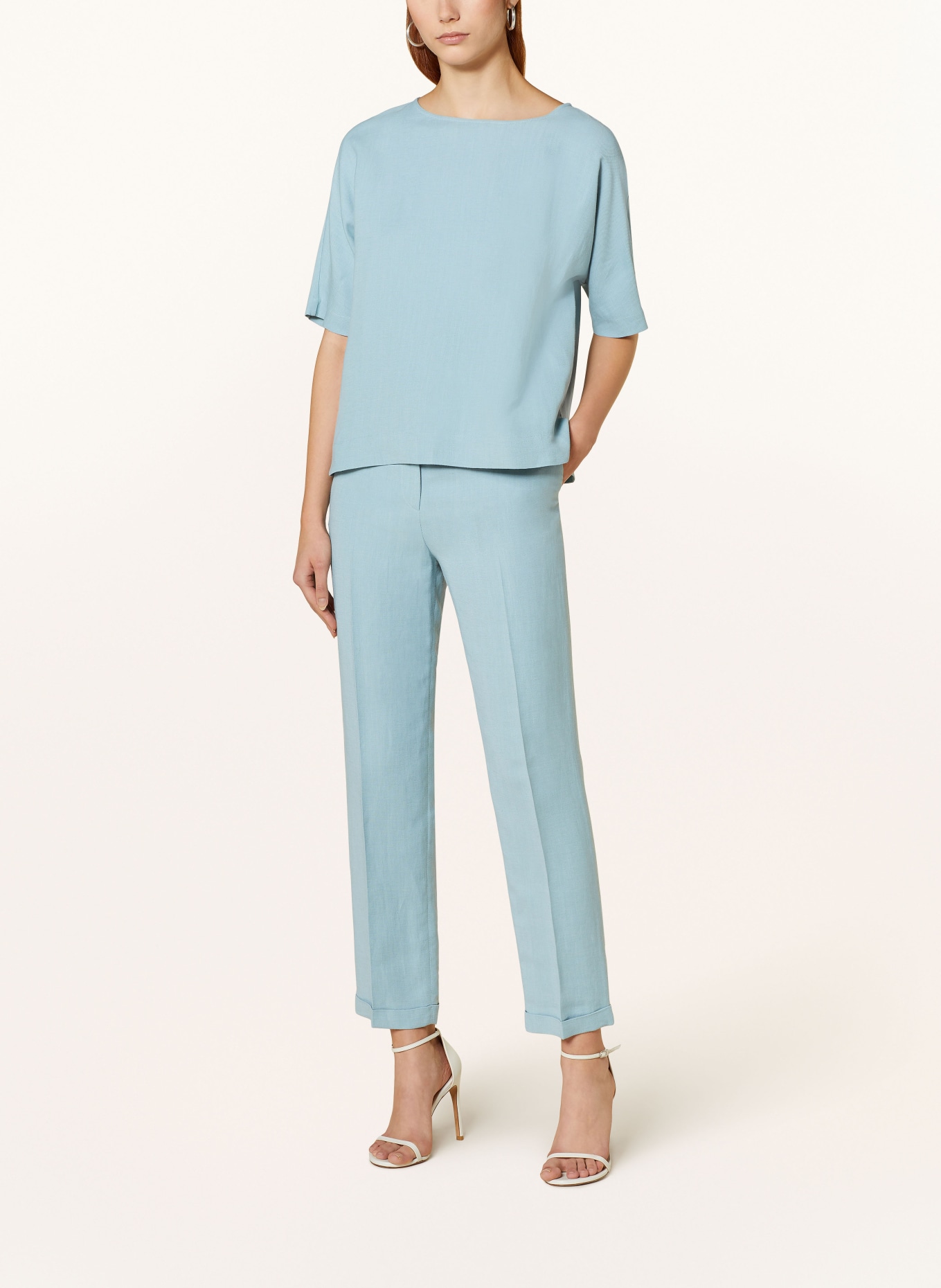 ANTONELLI firenze Shirt blouse DANIEL with 3/4 sleeves, Color: LIGHT BLUE (Image 2)