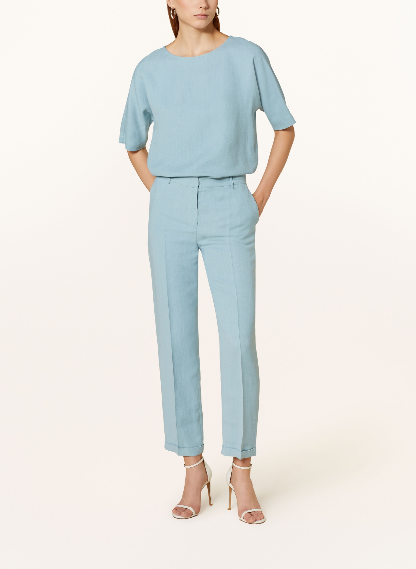 ANTONELLI firenze Trousers RHONDALA, Color: LIGHT BLUE (Image 2)