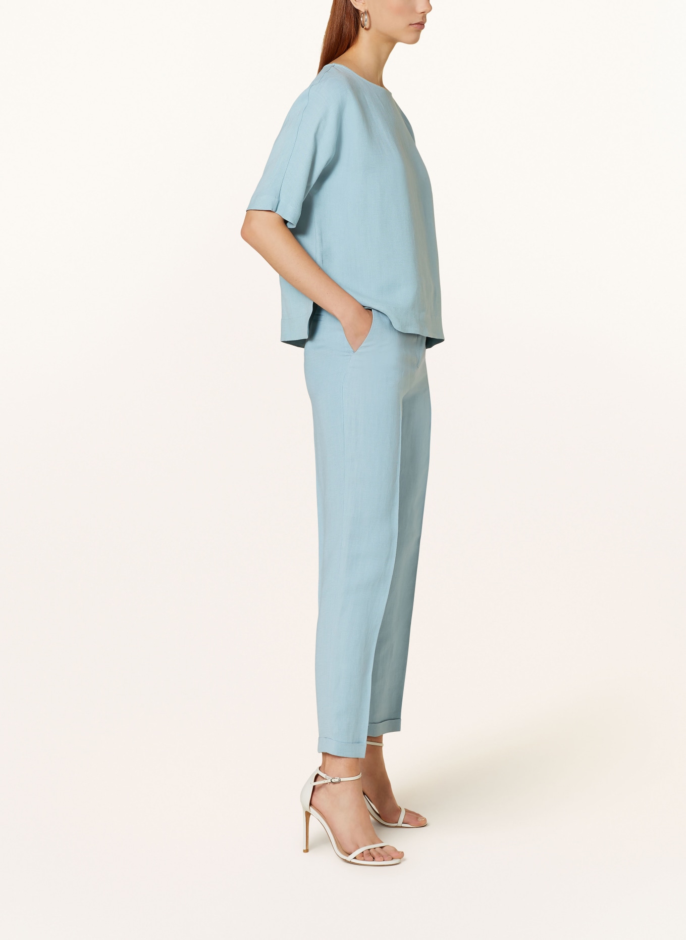 ANTONELLI firenze Trousers RHONDALA, Color: LIGHT BLUE (Image 4)