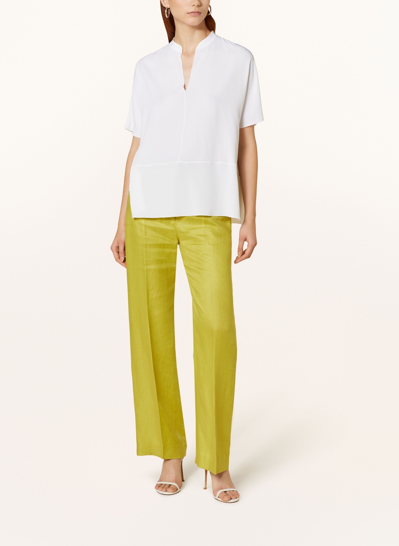 ANTONELLI firenze Shirt blouse BERTOLUCCI with silk, Color: WHITE (Image 2)