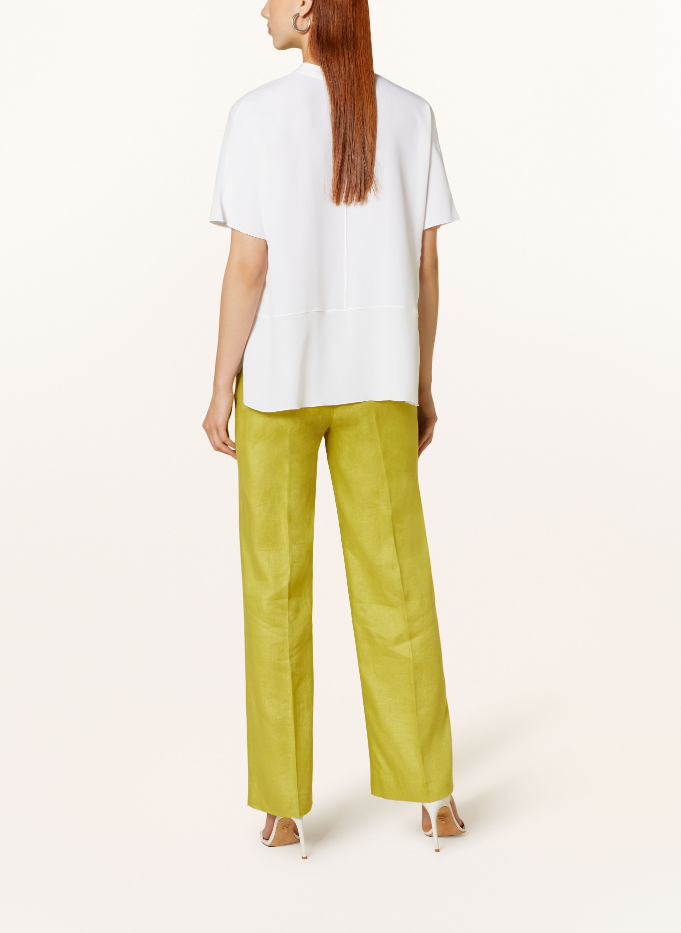 ANTONELLI firenze Shirt blouse BERTOLUCCI with silk, Color: WHITE (Image 3)