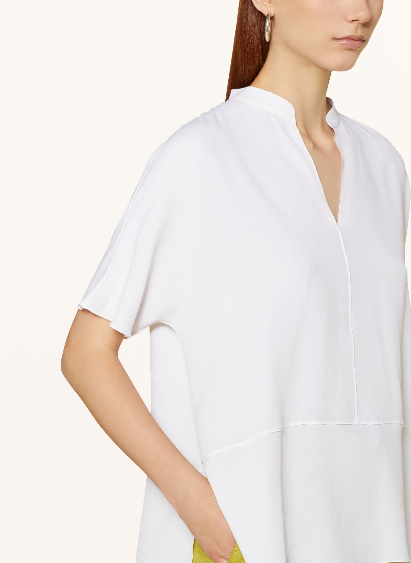 ANTONELLI firenze Shirt blouse BERTOLUCCI with silk, Color: WHITE (Image 4)