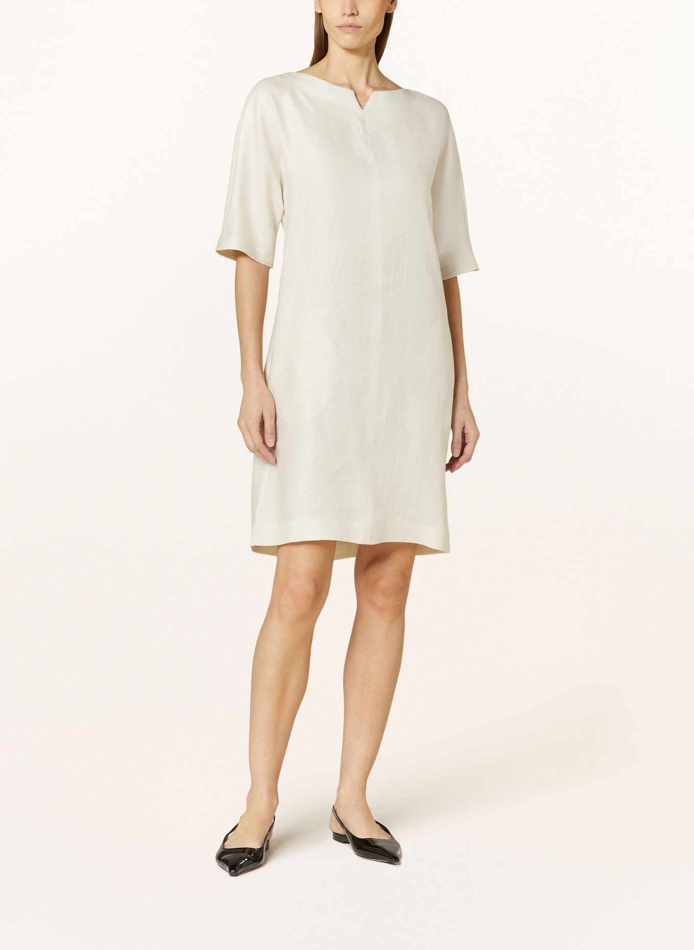 ANTONELLI firenze Linen dress MORAVIA, Color: BEIGE (Image 2)