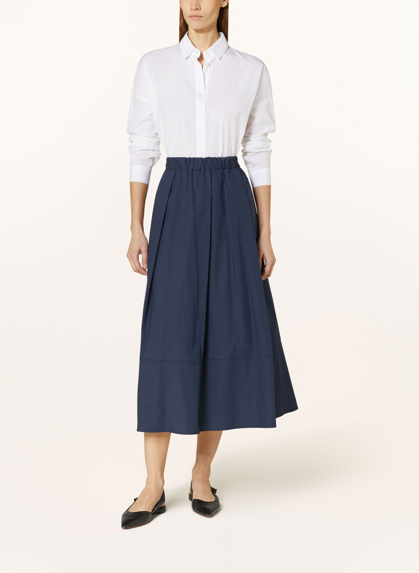 ANTONELLI firenze Skirt ISOTTA, Color: DARK BLUE (Image 2)
