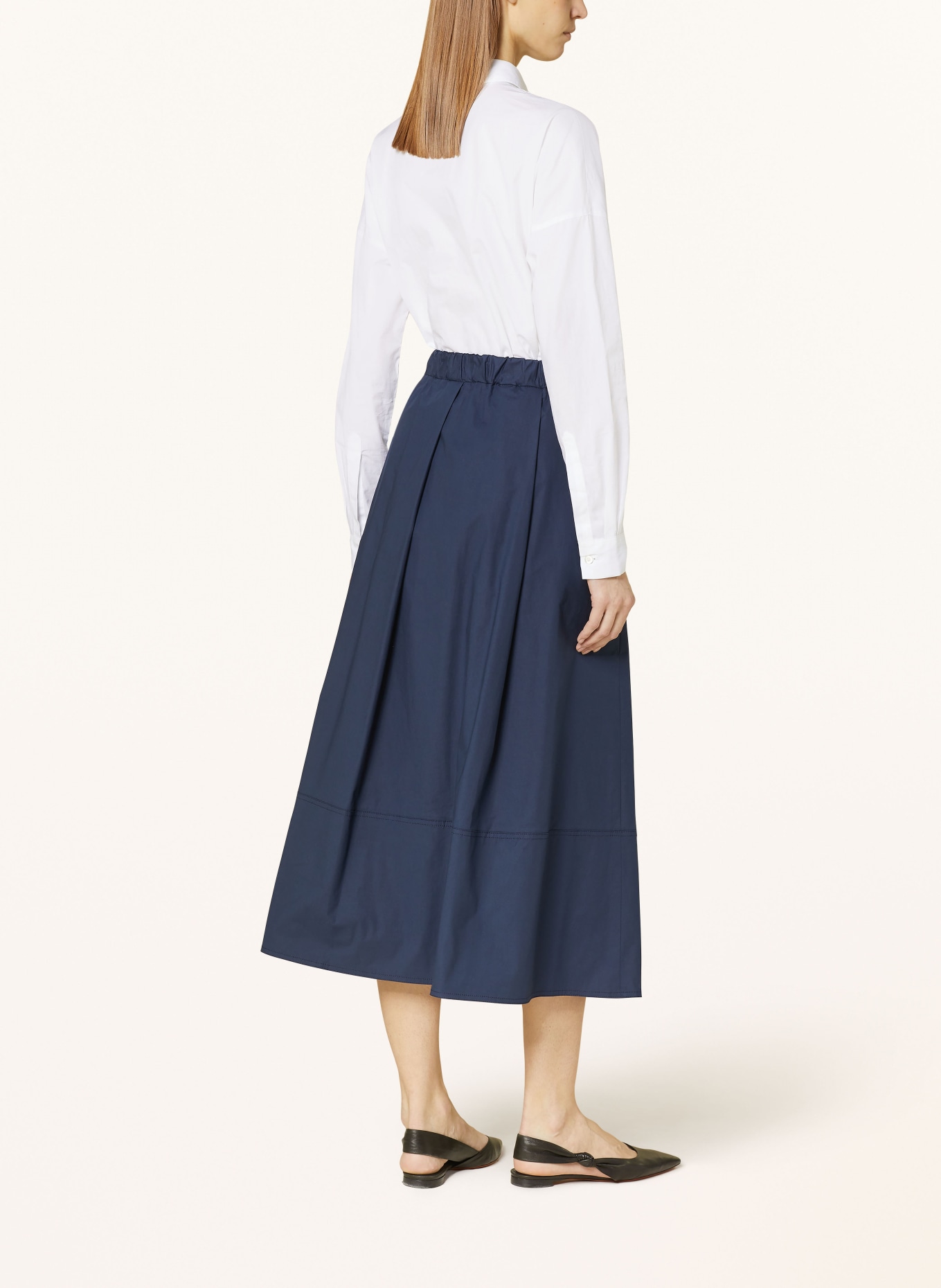 ANTONELLI firenze Skirt ISOTTA, Color: DARK BLUE (Image 3)
