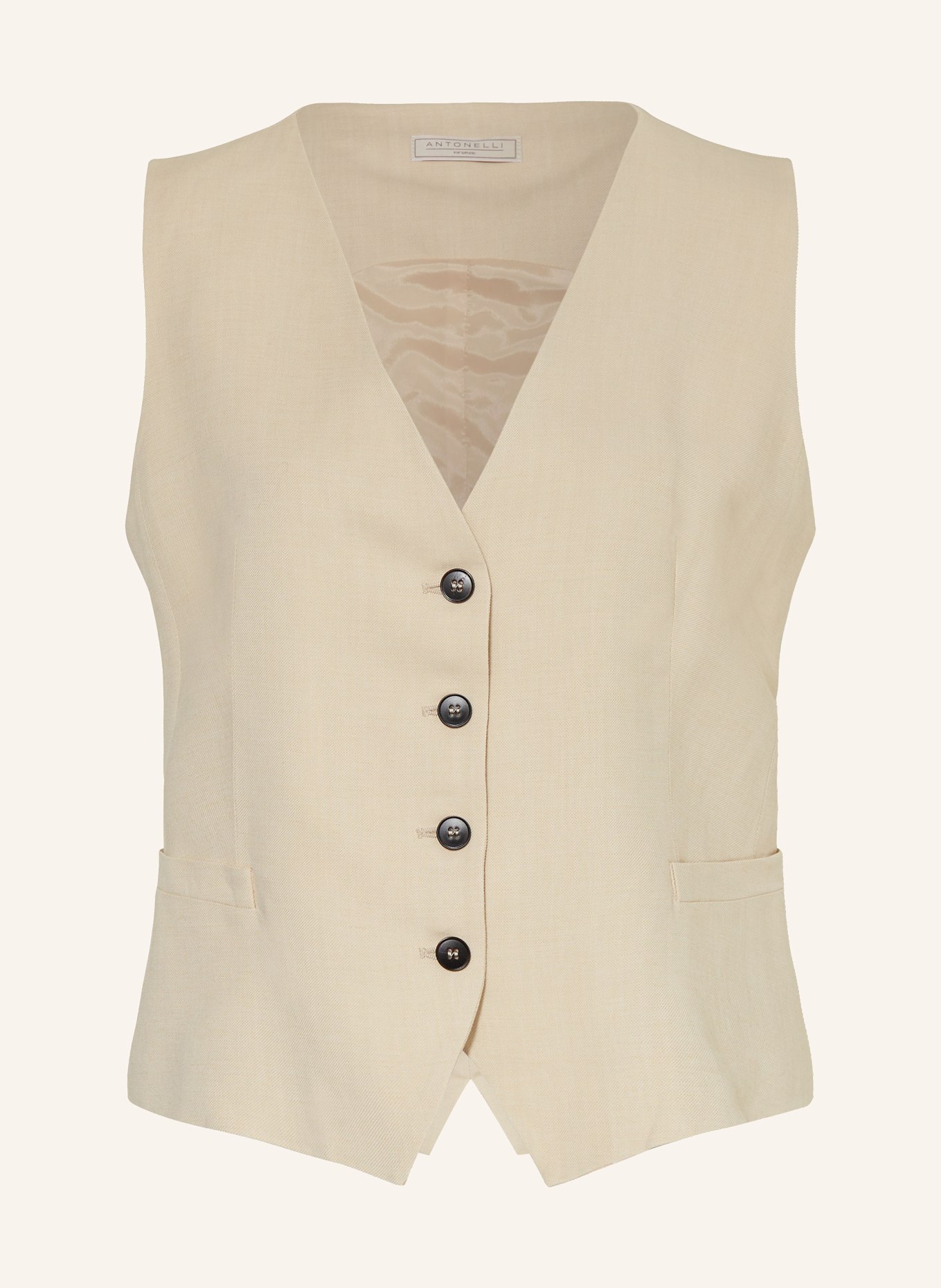 ANTONELLI firenze Blazer vest FLAMINGO, Color: BEIGE (Image 1)