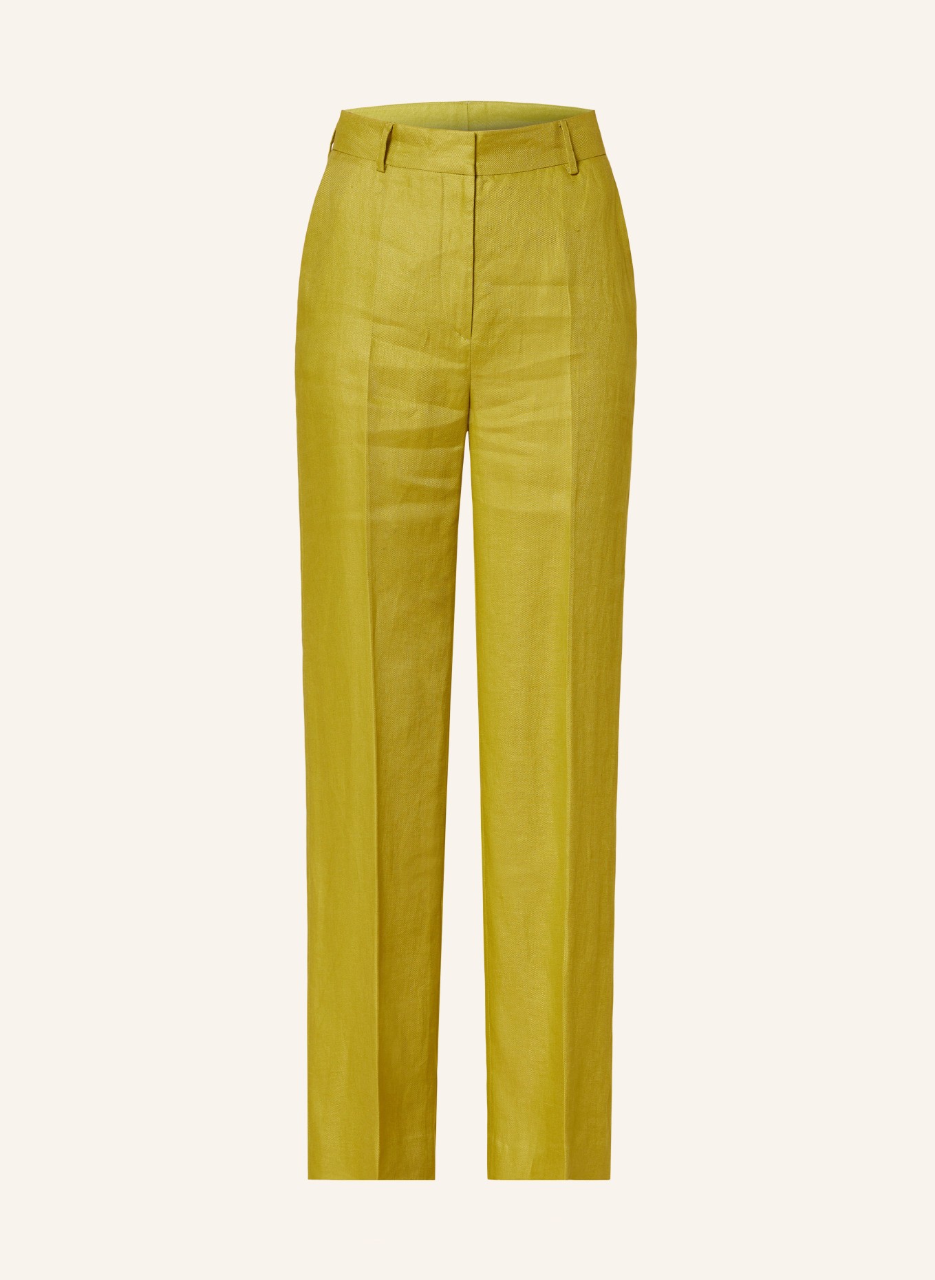 ANTONELLI firenze Wide leg trousers ROBINA made of linen, Color: LIGHT GREEN (Image 1)