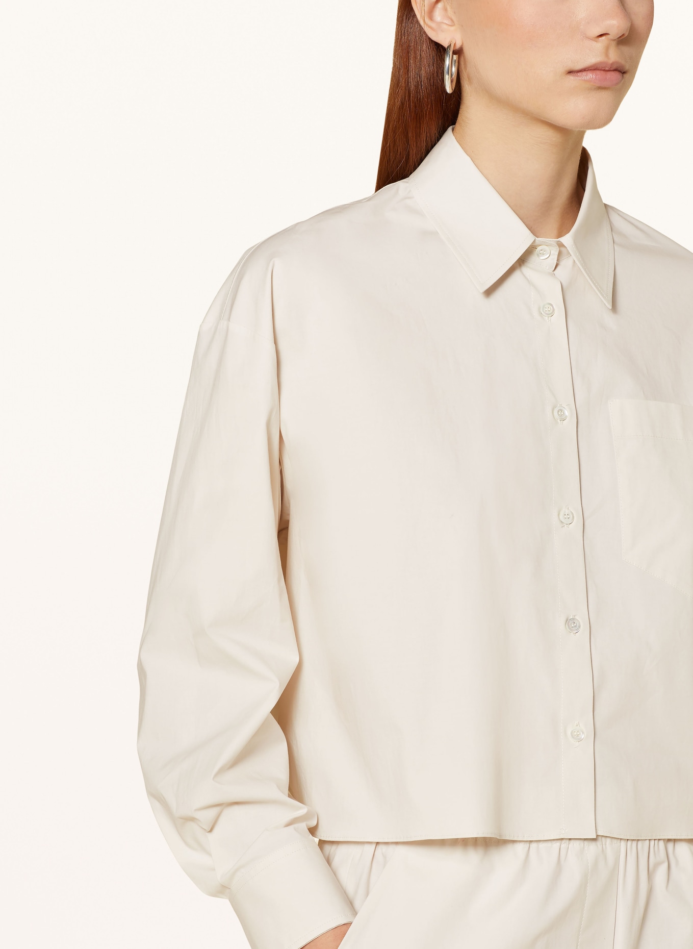 ANTONELLI firenze Cropped shirt blouse ANNE, Color: CREAM (Image 4)