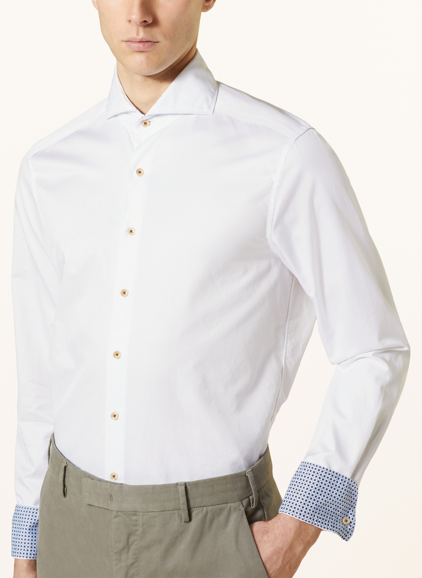 Stenströms Shirt slim fit, Color: WHITE (Image 4)