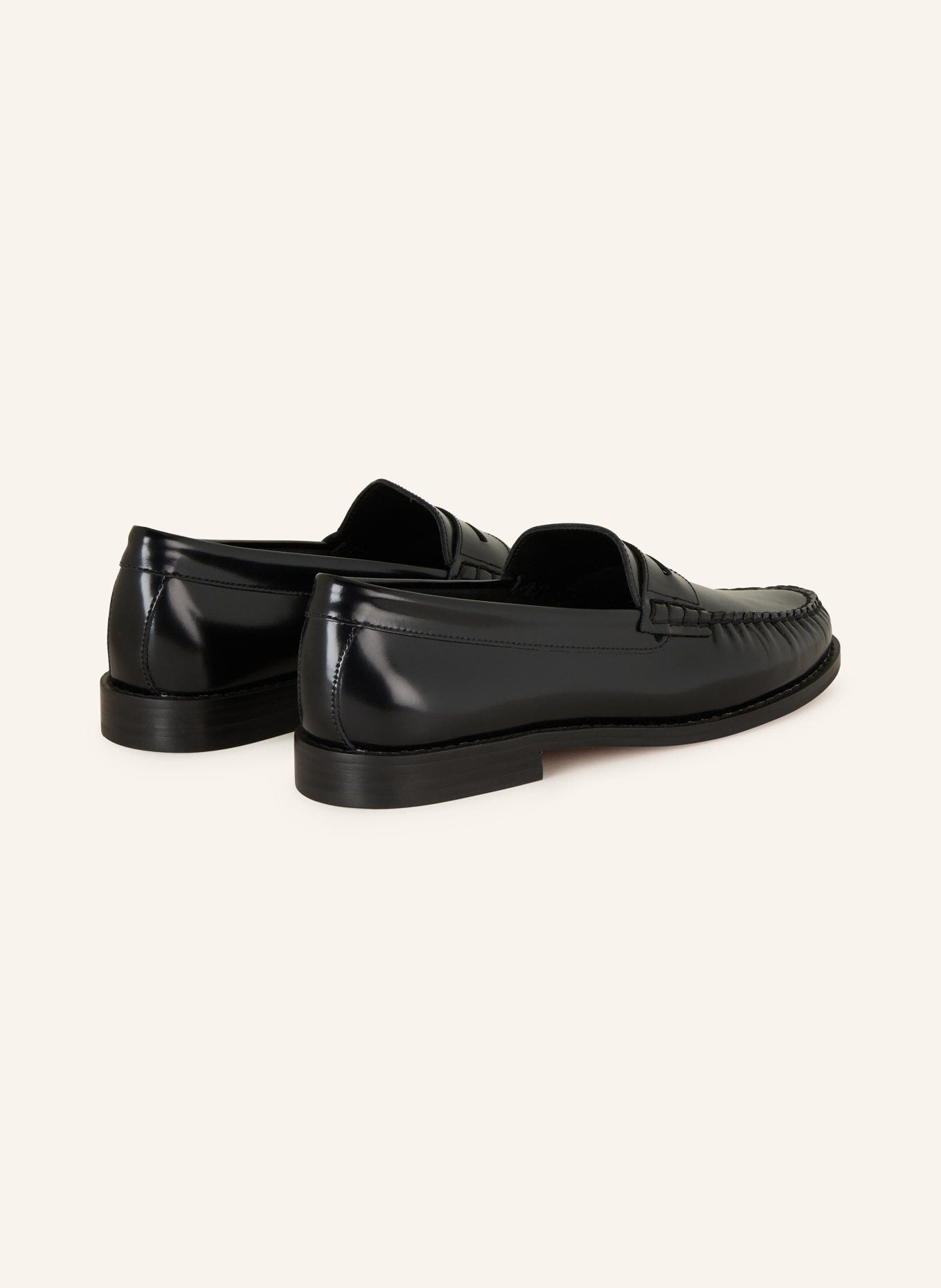INUOVO Penny loafers, Color: BLACK (Image 2)