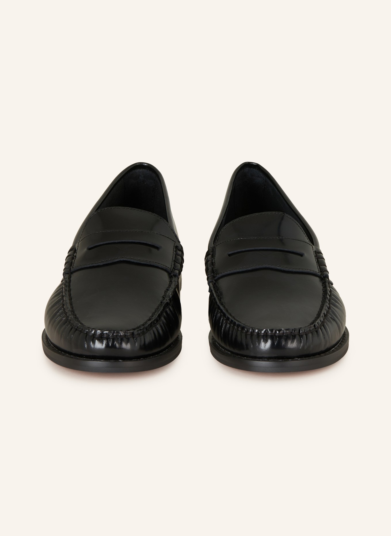 INUOVO Penny loafers, Color: BLACK (Image 3)
