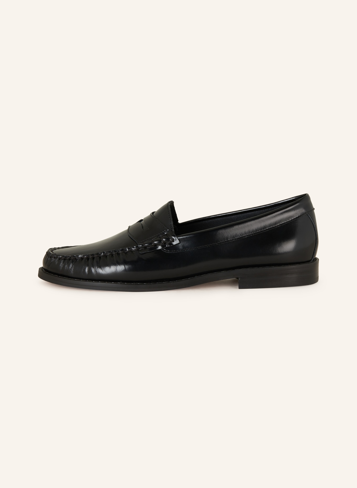 INUOVO Penny loafers, Color: BLACK (Image 4)