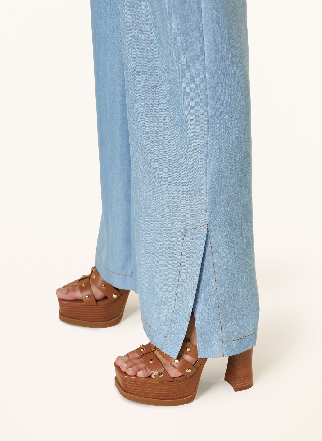 IVI collection Trousers in denim look, Color: LIGHT BLUE (Image 6)