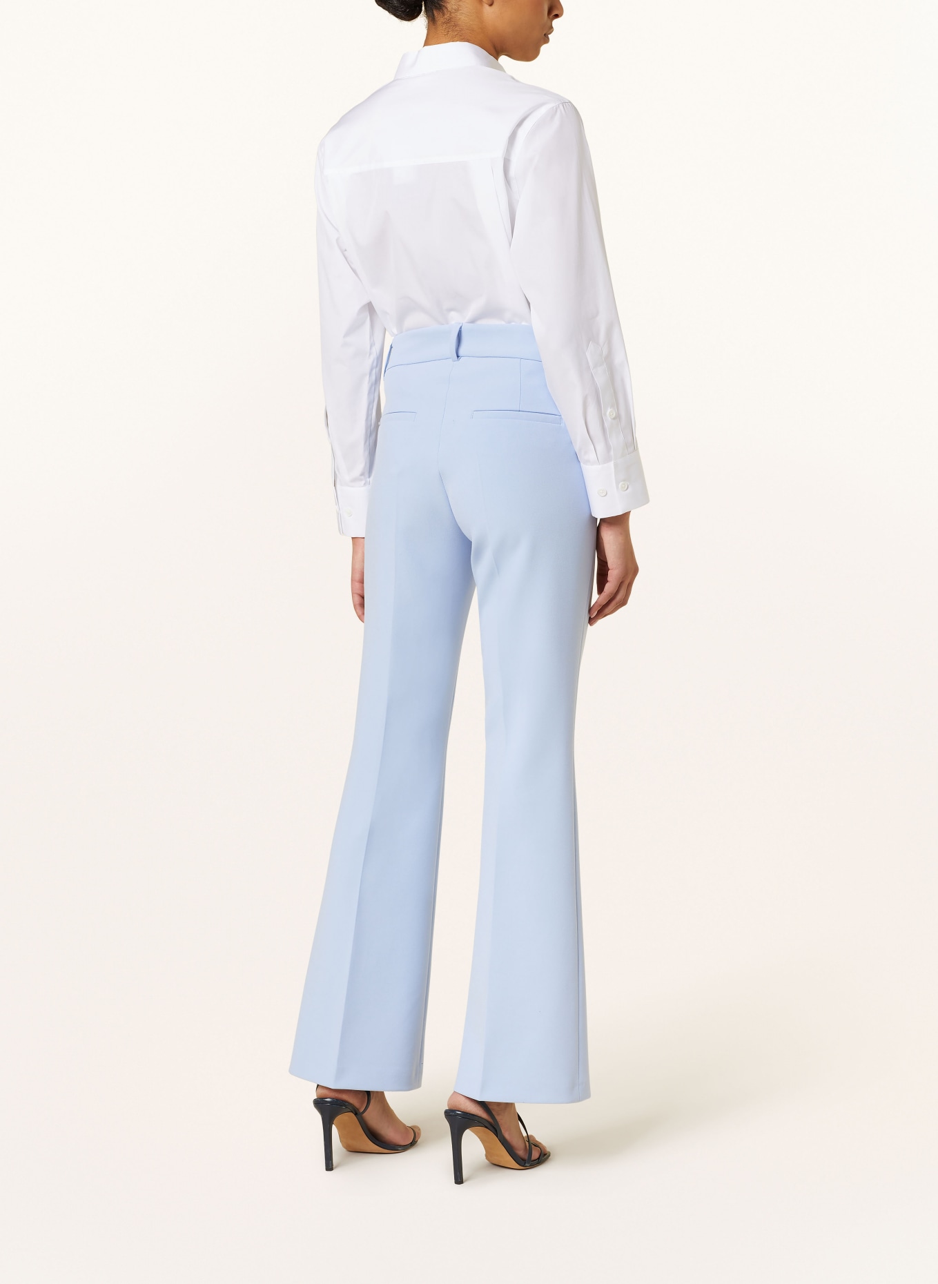 CAMBIO Bootcut trousers FAWN, Color: LIGHT BLUE (Image 3)