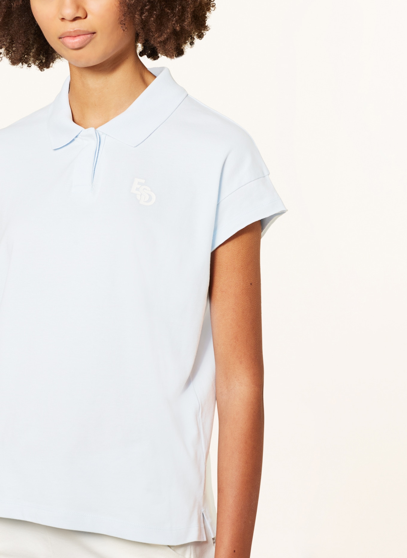 ELBSAND Piqué-Poloshirt TORVI, Farbe: HELLBLAU (Bild 4)