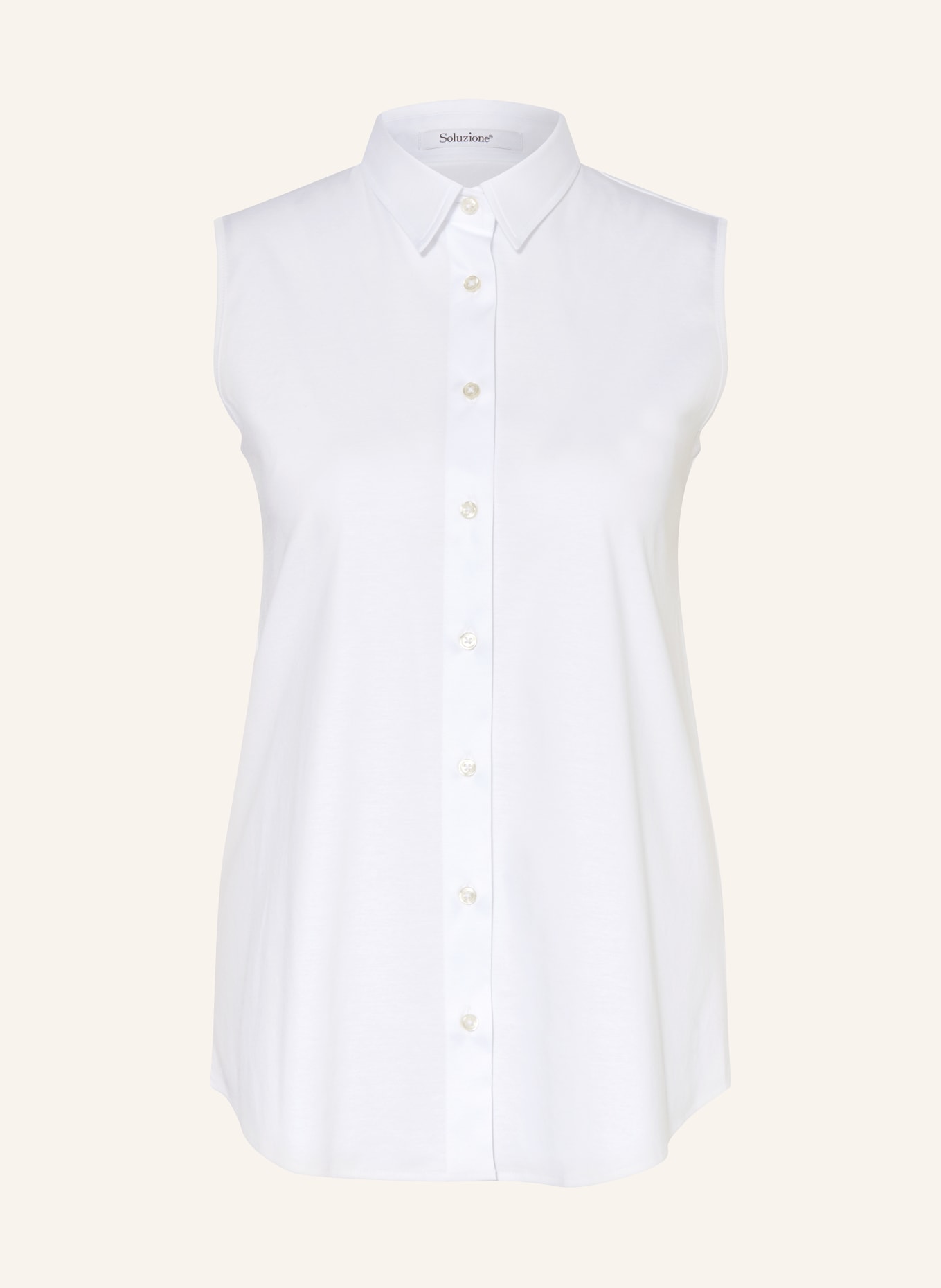 Soluzione Blouse top, Color: WHITE (Image 1)