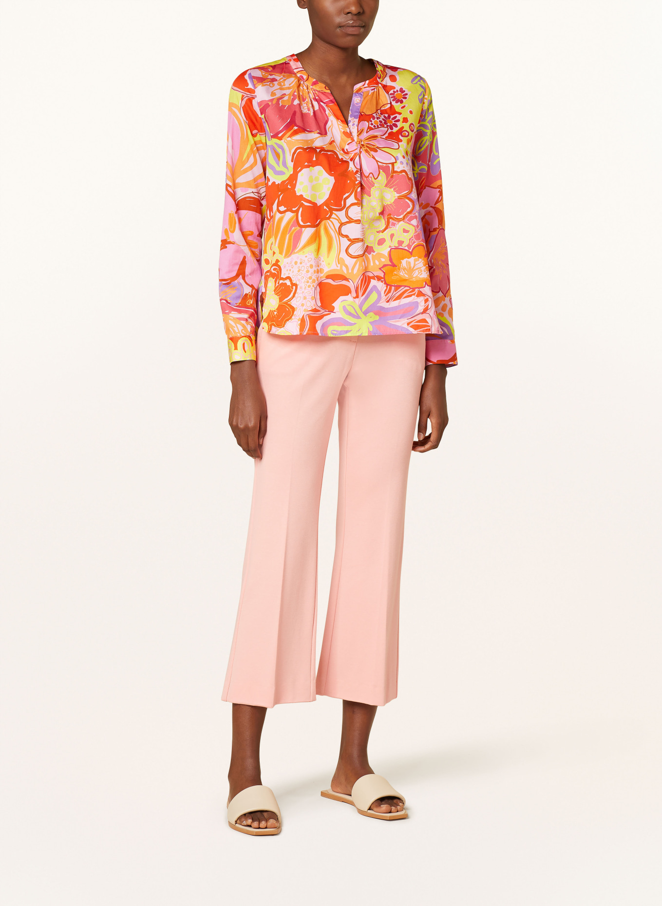 Smith & Soul Shirt blouse, Color: ORANGE/ PINK/ YELLOW (Image 2)