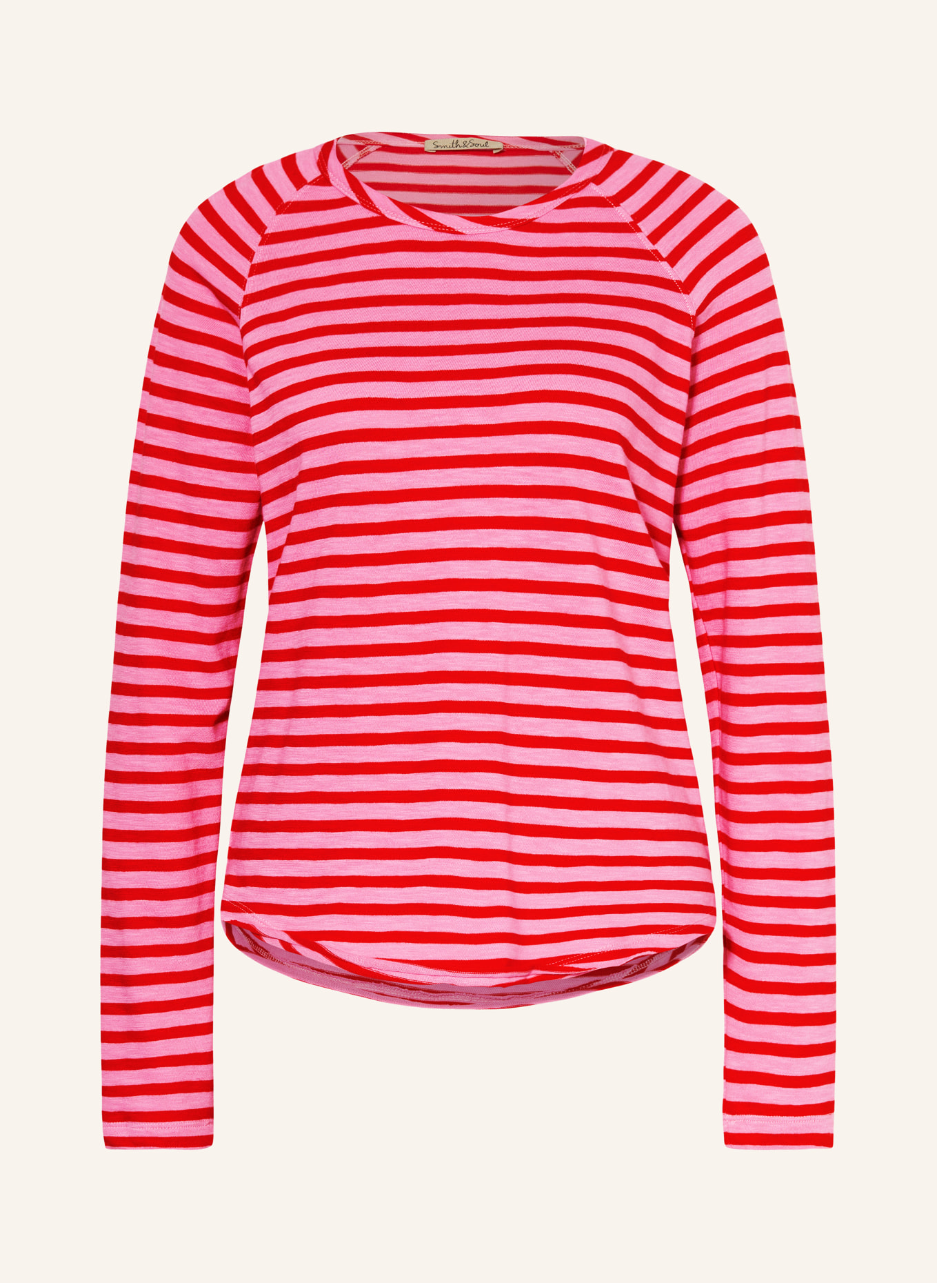 Smith & Soul Pullover, Farbe: ROT/ PINK (Bild 1)