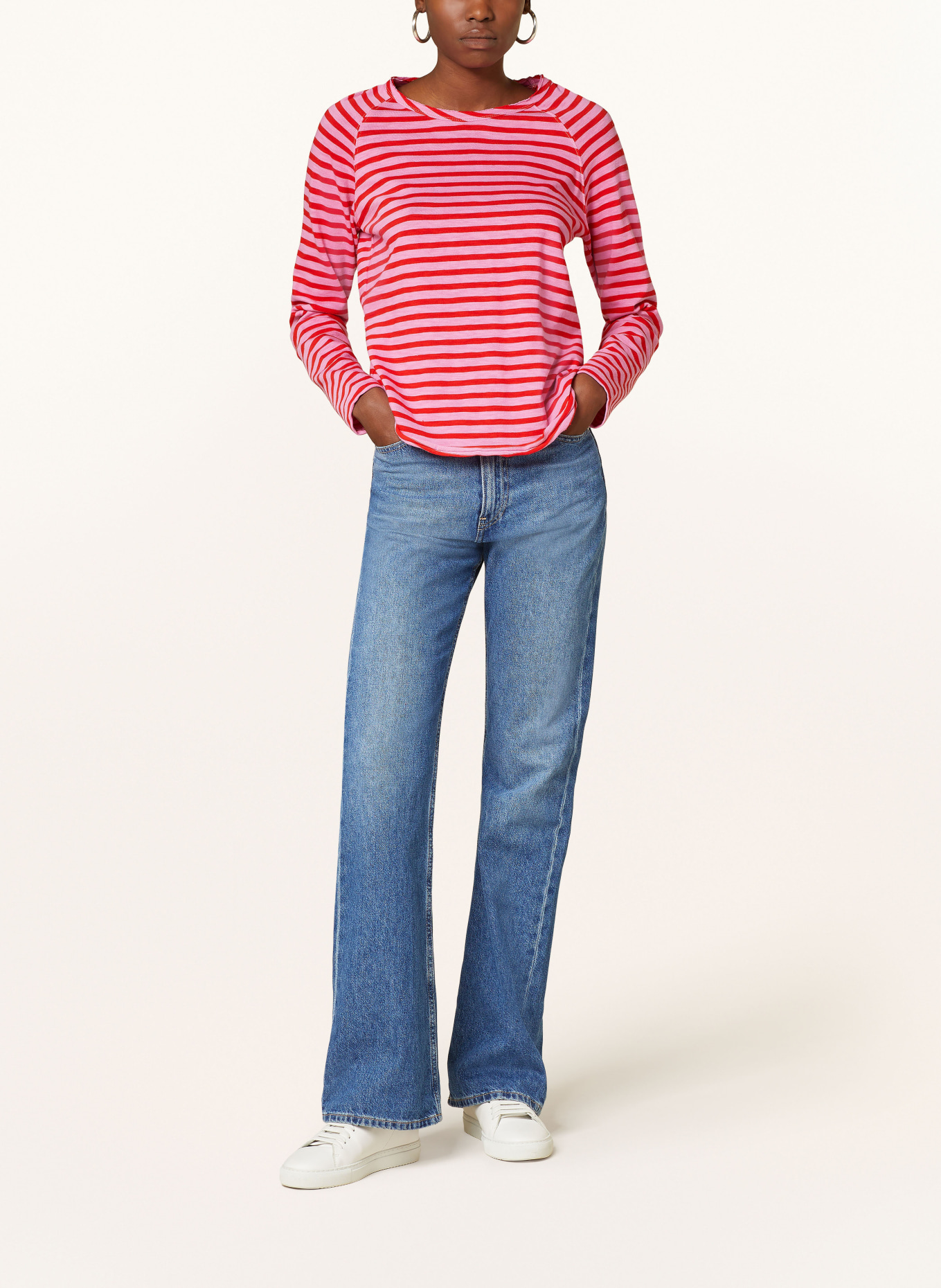 Smith & Soul Sweater, Color: RED/ PINK (Image 2)