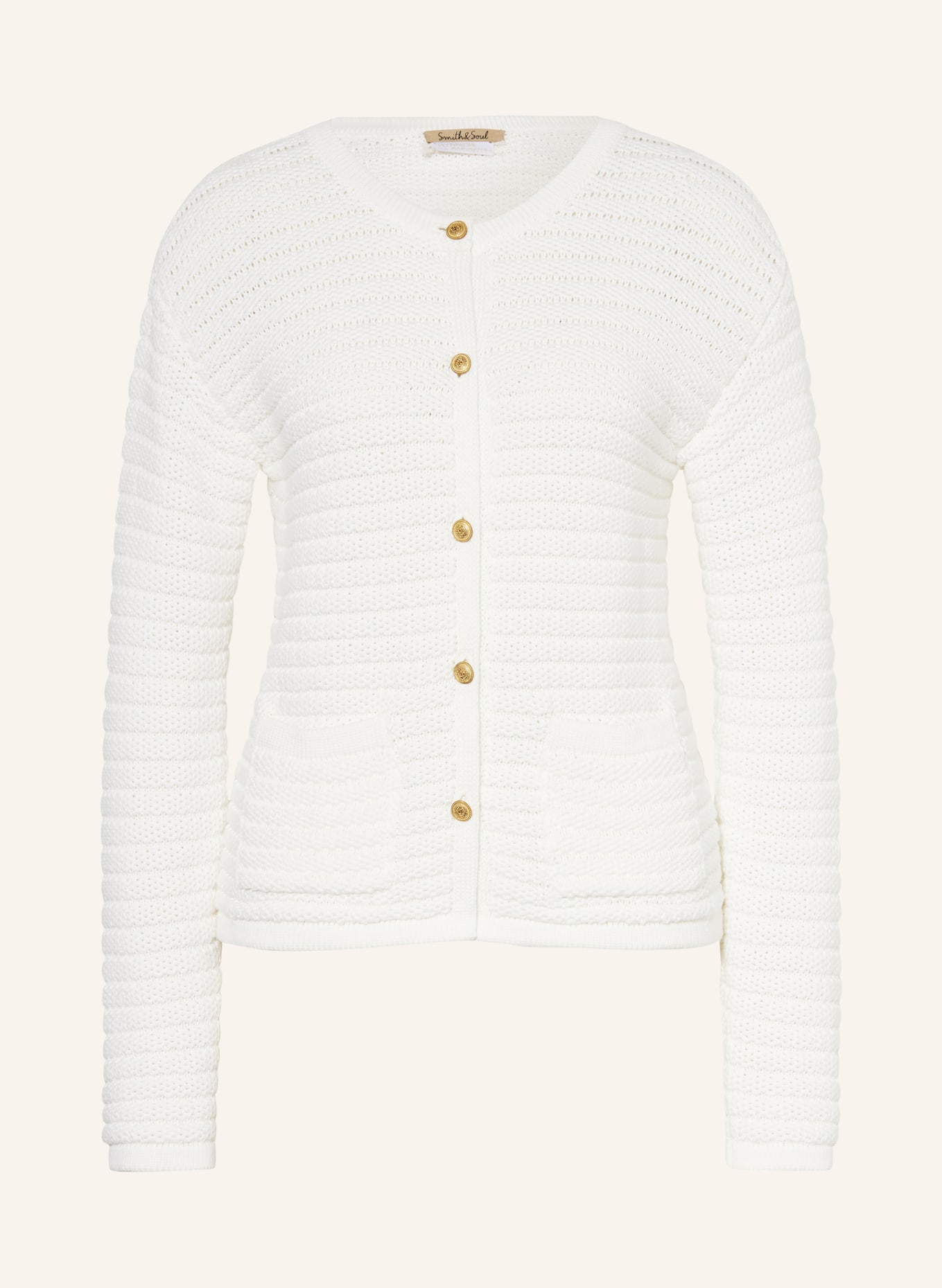 Smith & Soul Cardigan, Color: WHITE (Image 1)