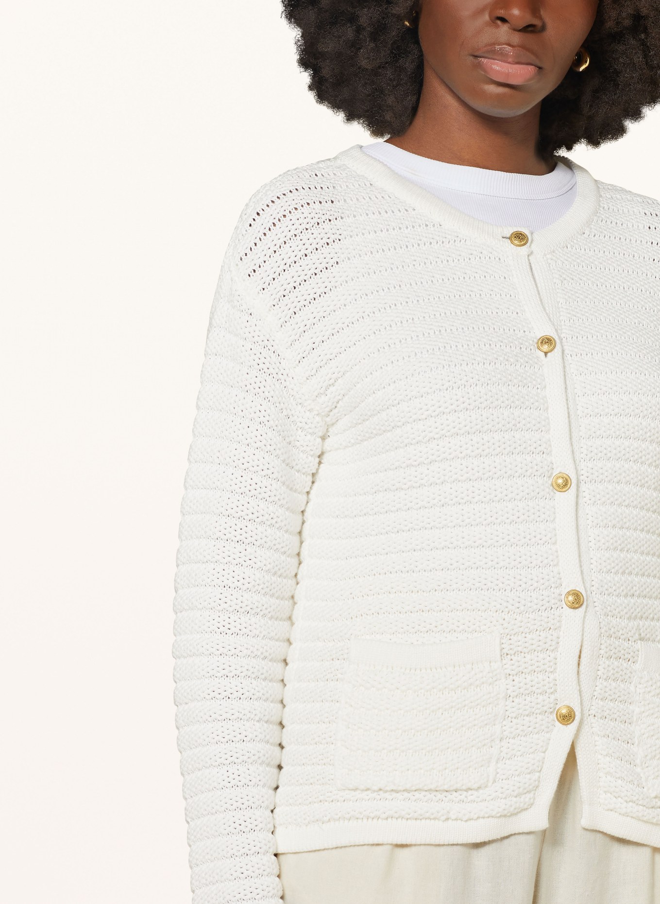 Smith & Soul Cardigan, Color: WHITE (Image 4)