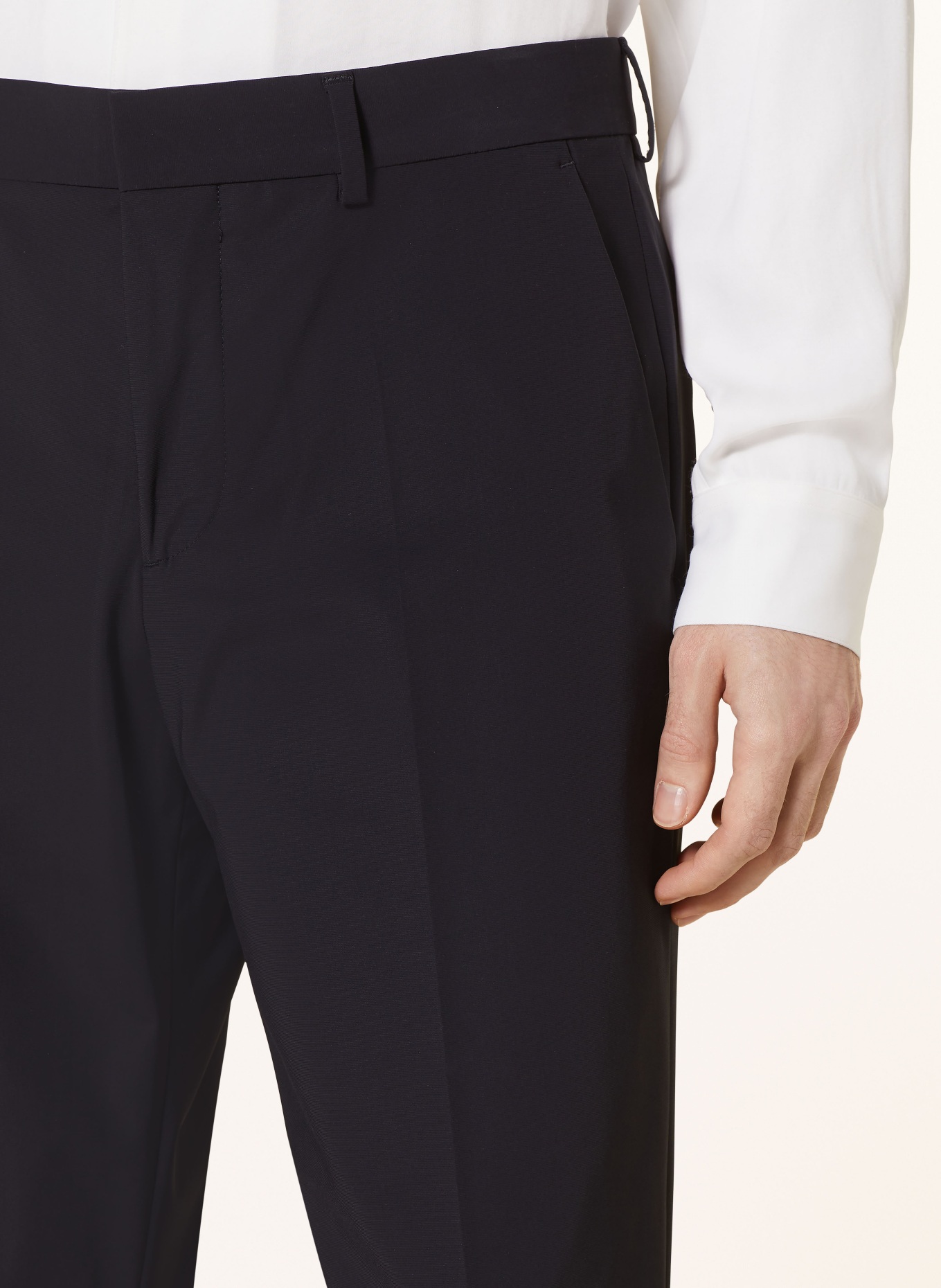 J.LINDEBERG Spodnie garniturowe regular fit, Kolor: CZARNY (Obrazek 6)